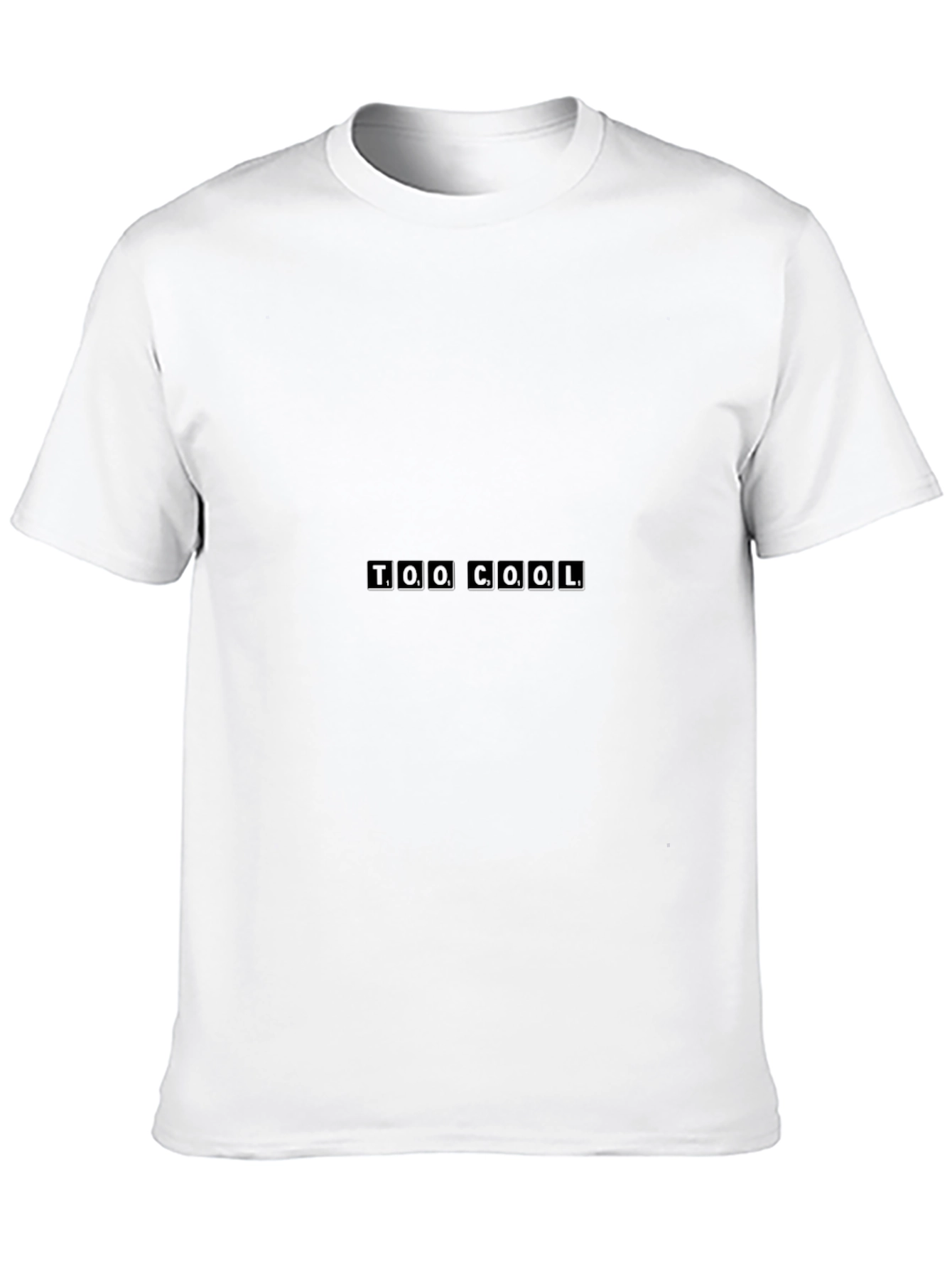 Too Cool Graphic Black T-Shirt for Men
