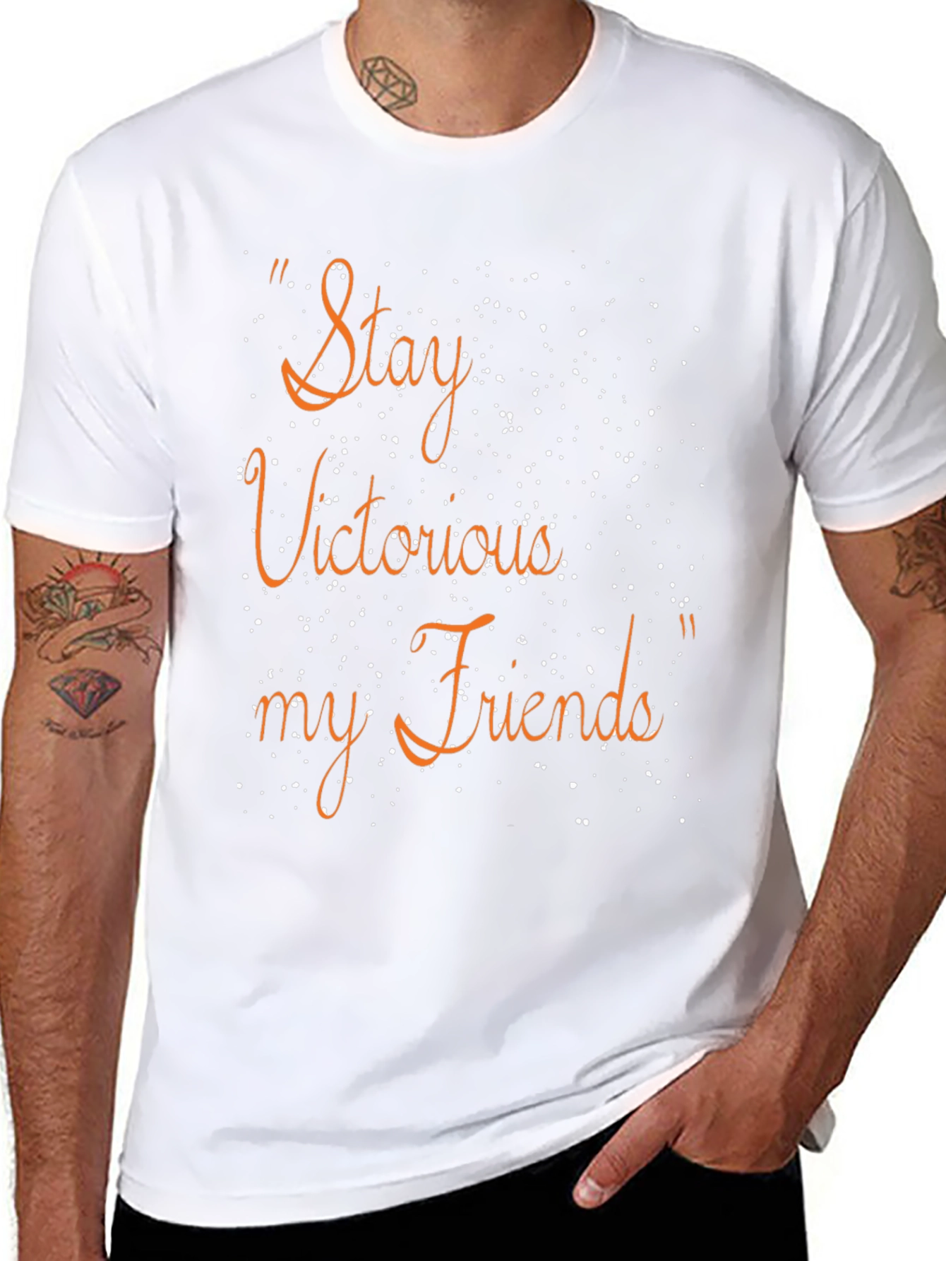 Stay Victorious Tee - Premium Cotton Comfort