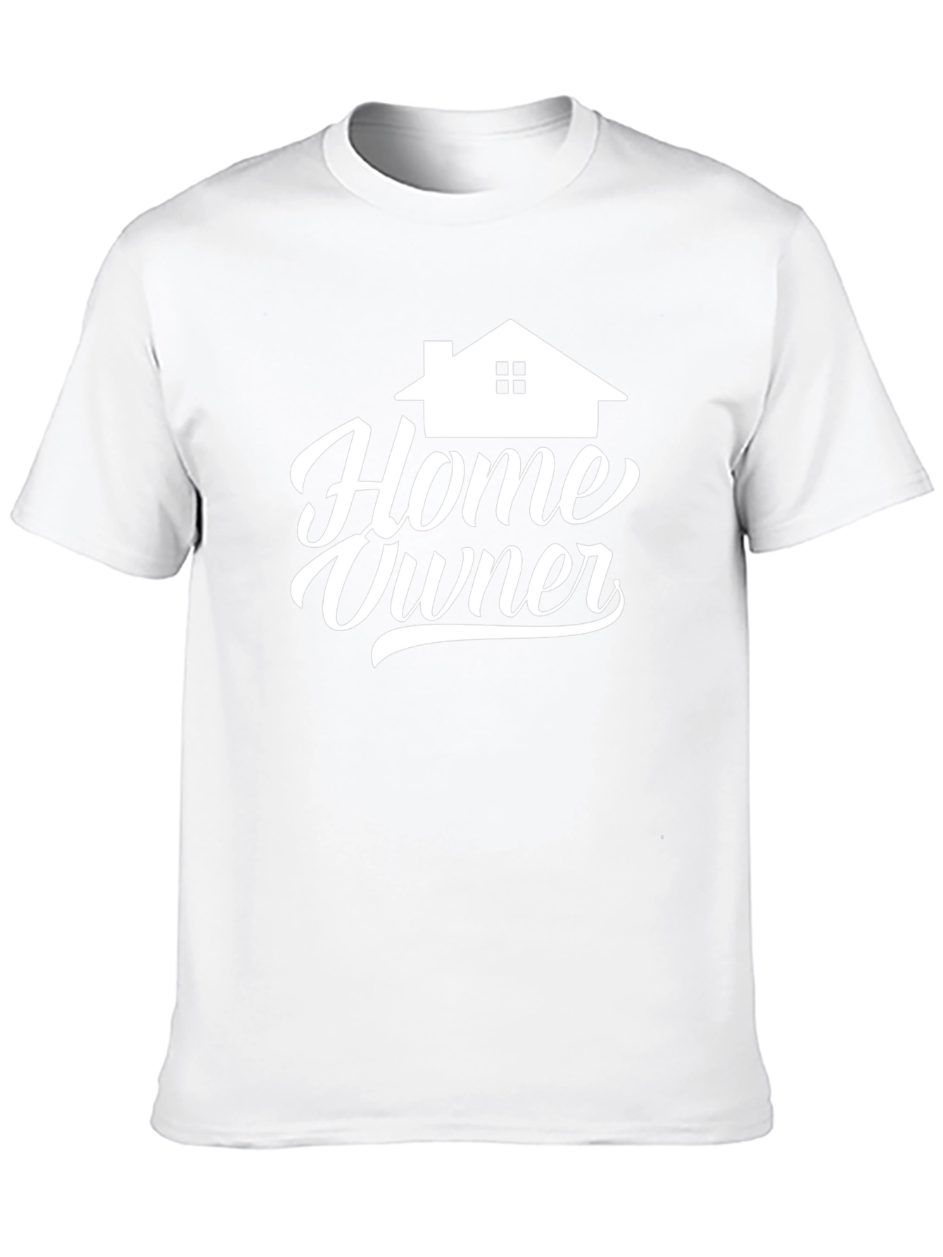 Home Owner Graphic Tee - Black Cotton T-Shirt