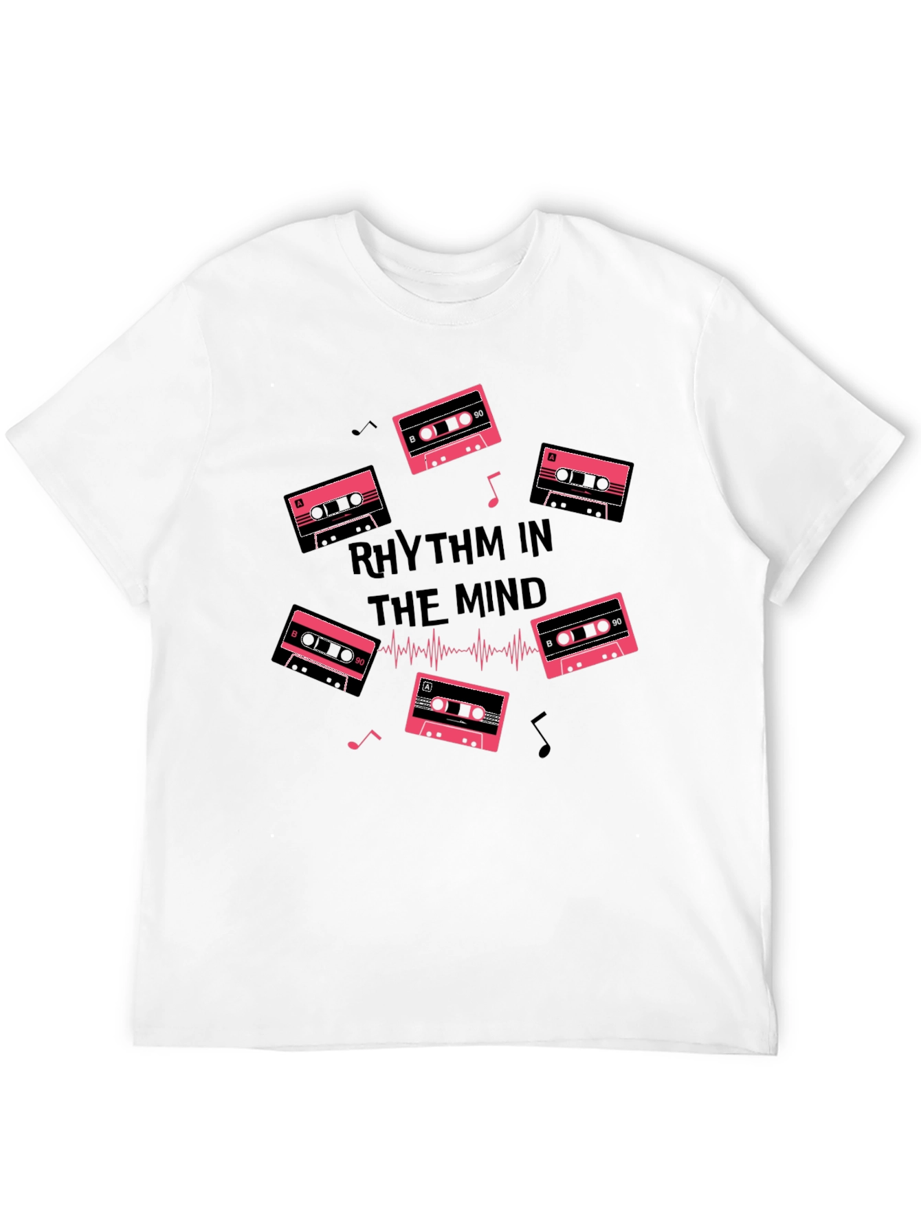Rhythm in the Mind Black Graphic Tee