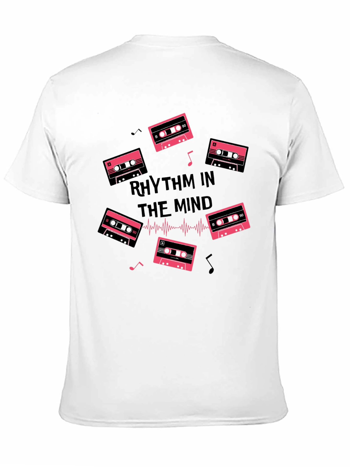 Rhythm in the Mind Black Graphic Tee