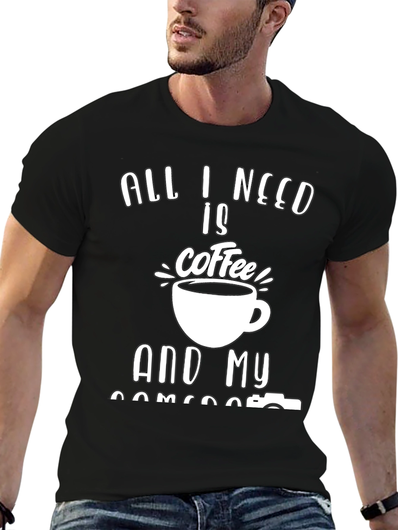 Coffee & Camera T-Shirt: Photographers Essential Tee