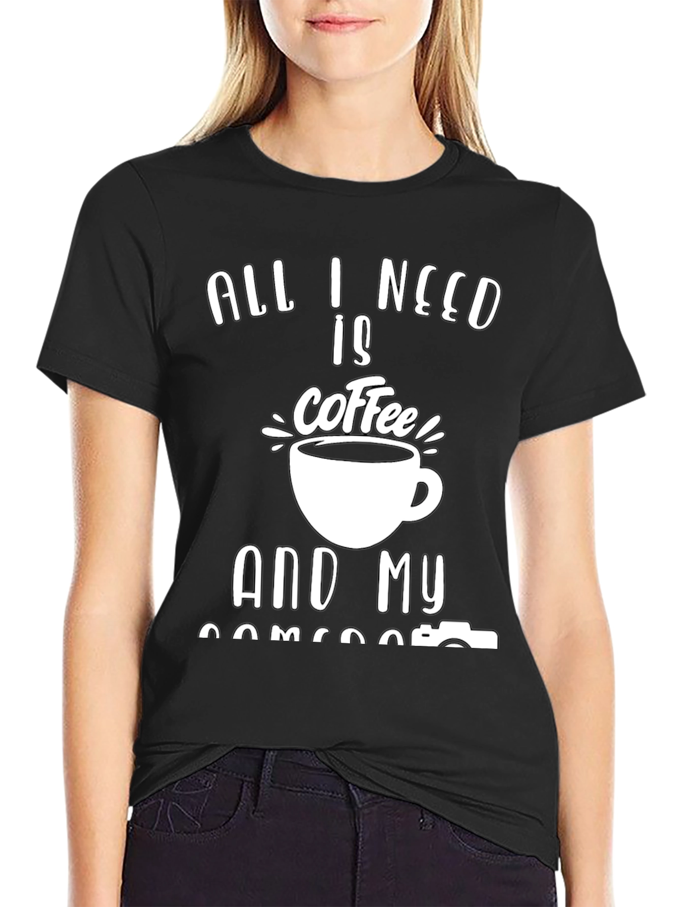 Coffee & Camera T-Shirt: Photographers Essential Tee