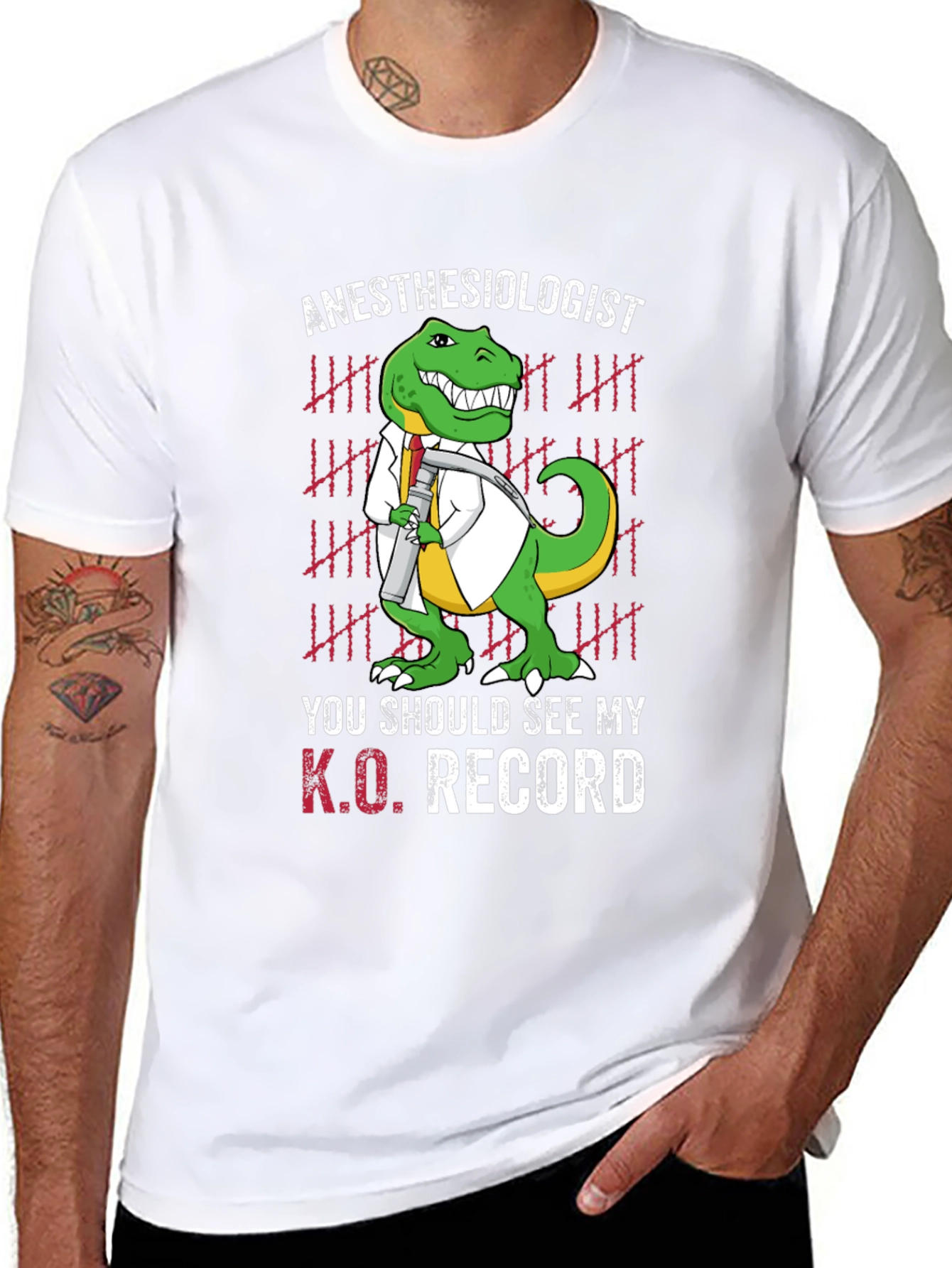 Anesthesiologist K.O. Record T-Shirt