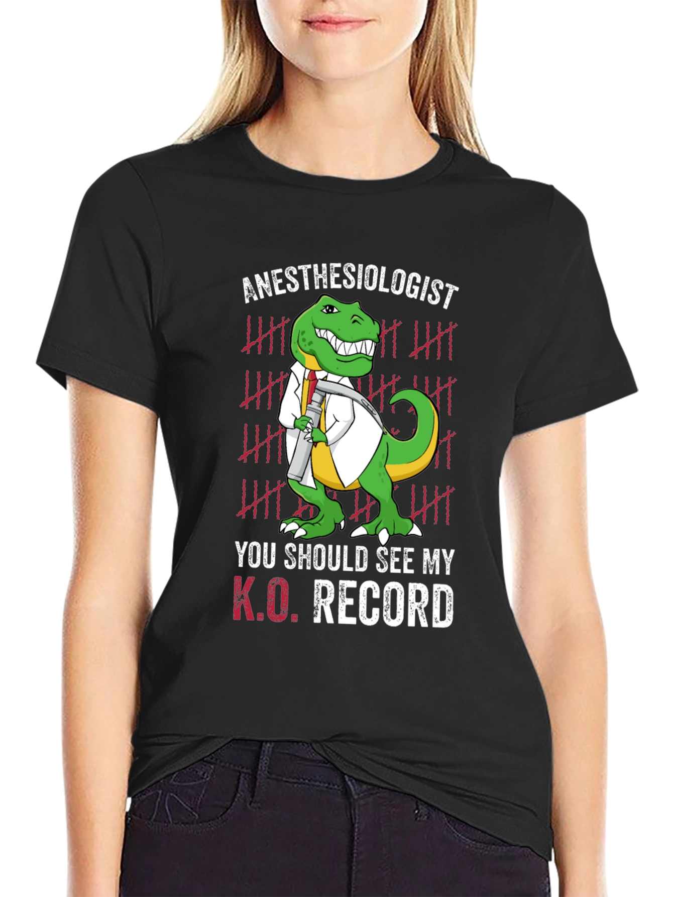 Anesthesiologist K.O. Record T-Shirt