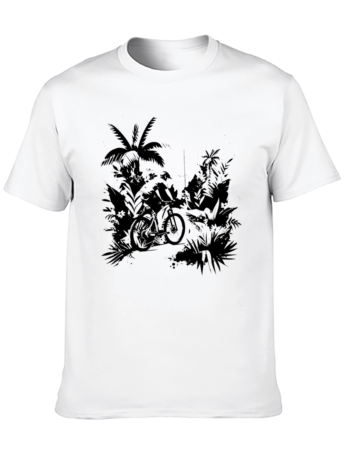 Tropical Ride Black T-Shirt