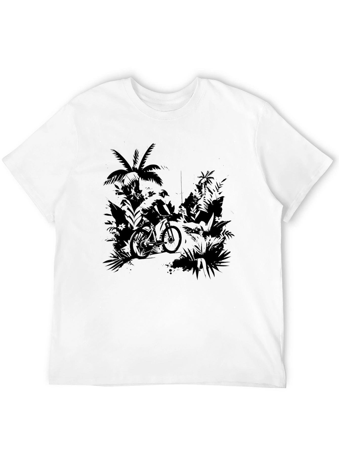 Tropical Ride Black T-Shirt