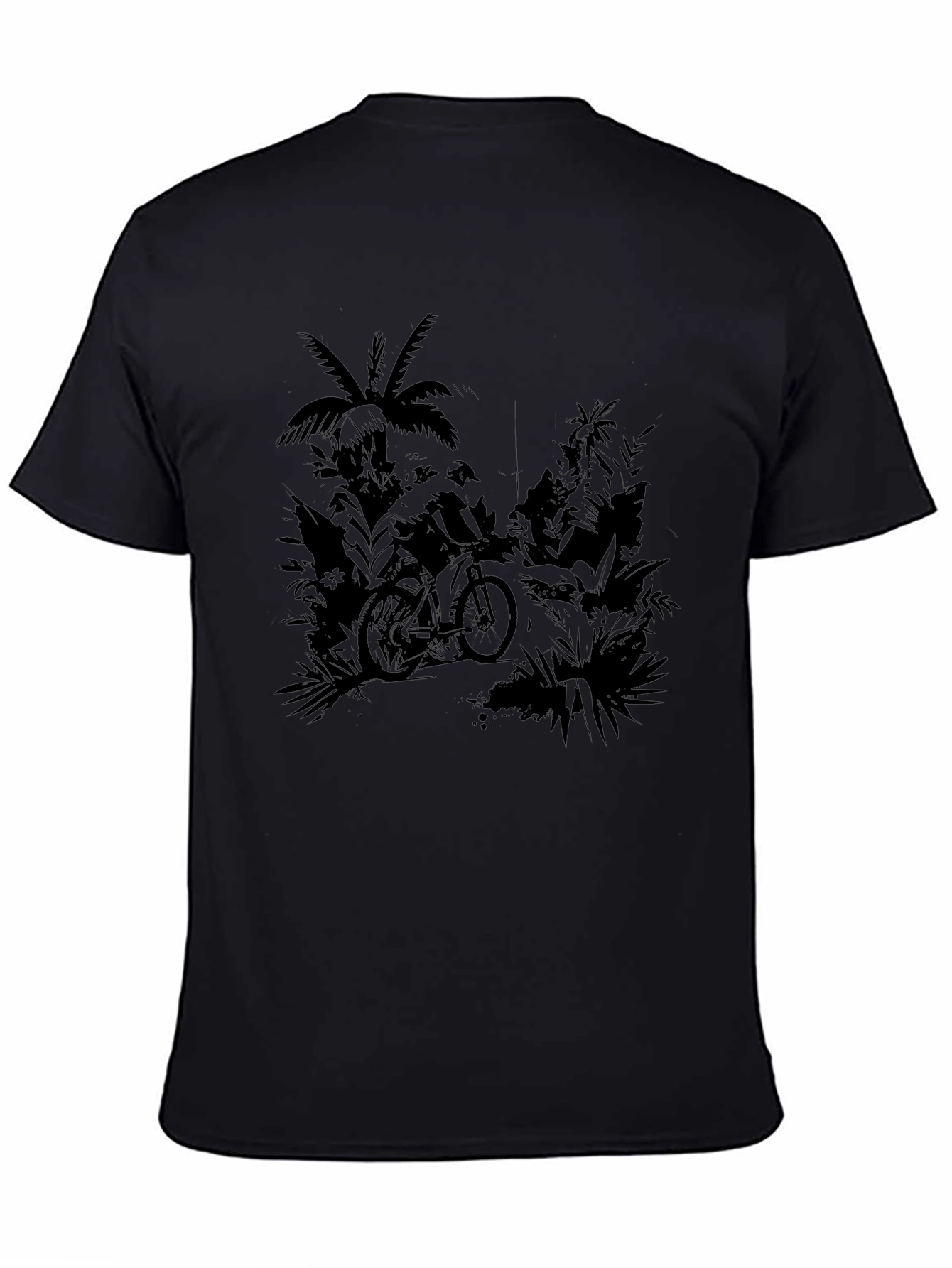 Tropical Ride Black T-Shirt