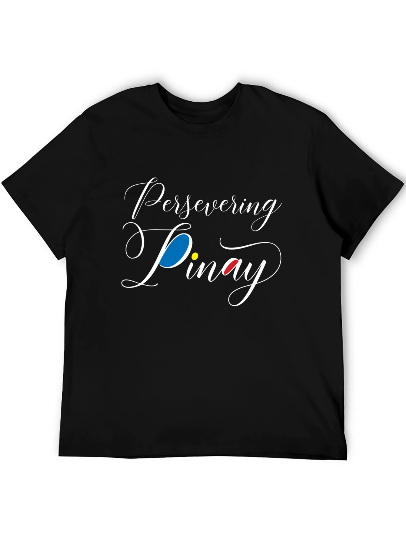 Persevering Pinay Black Graphic Tee