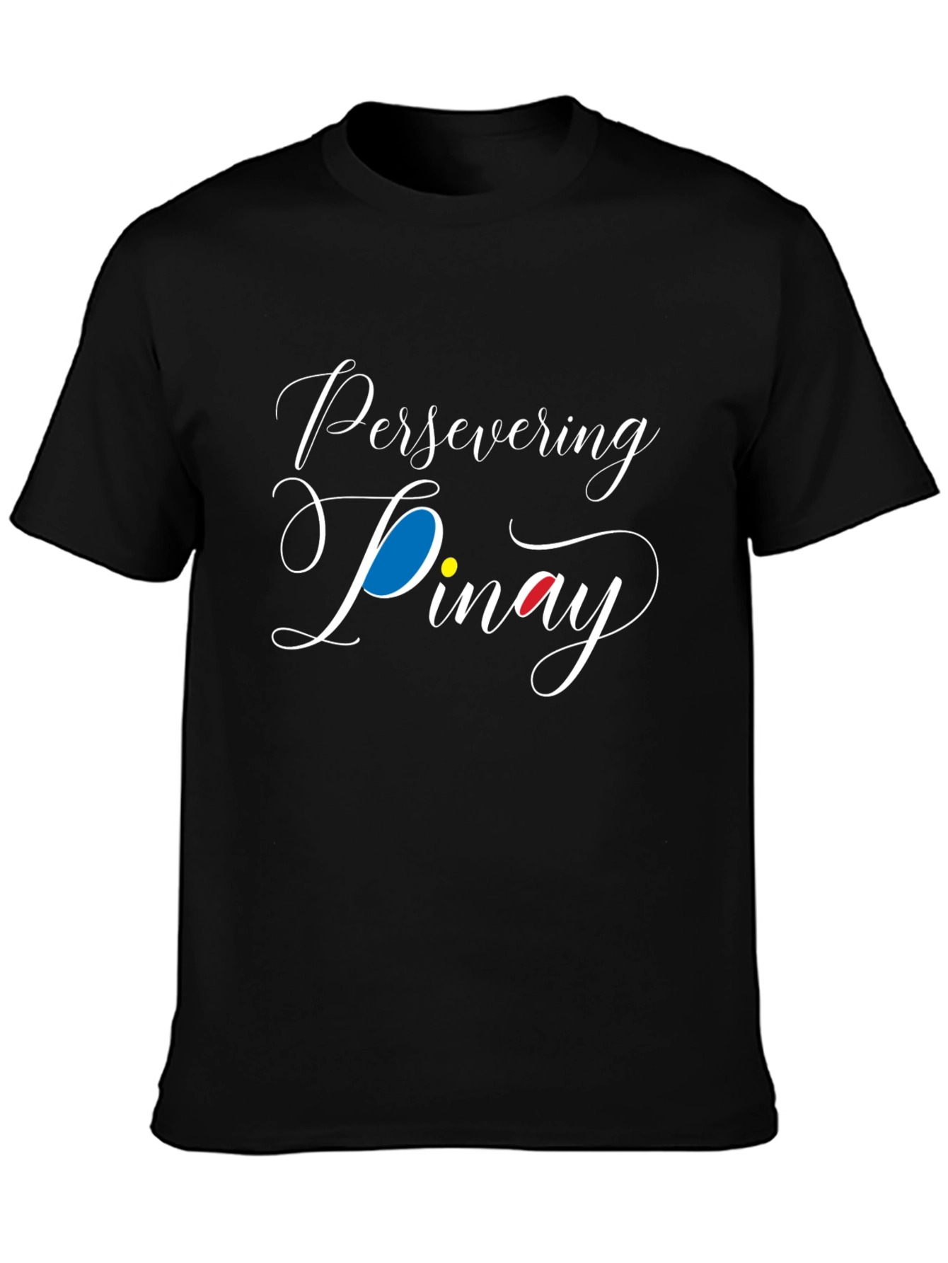 Persevering Pinay Black Graphic Tee