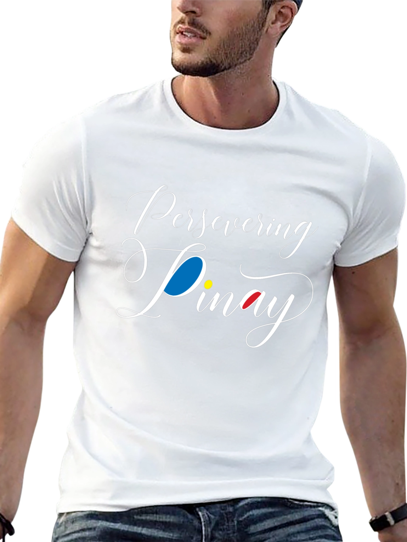 Persevering Pinay Black Graphic Tee