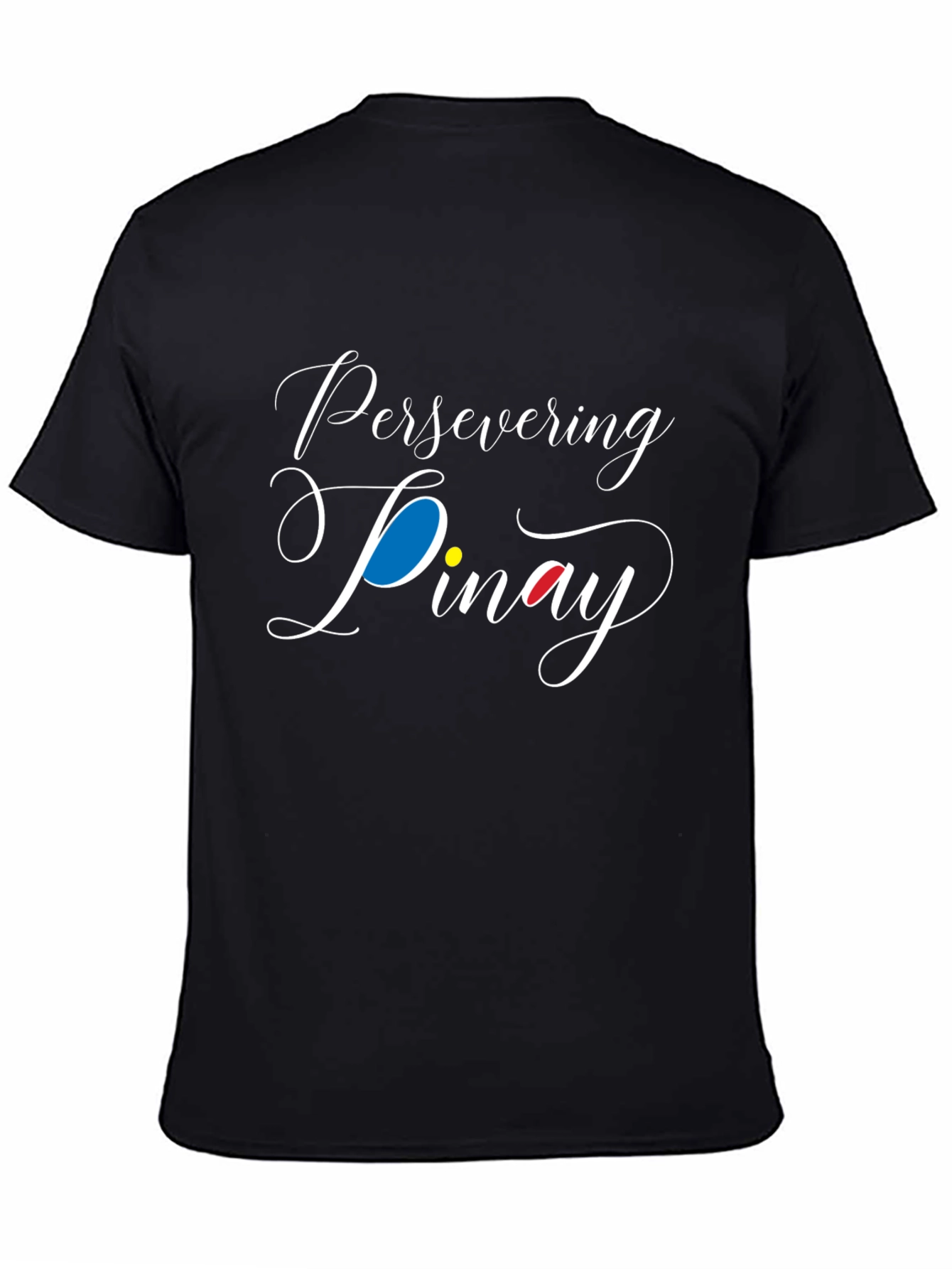 Persevering Pinay Black Graphic Tee