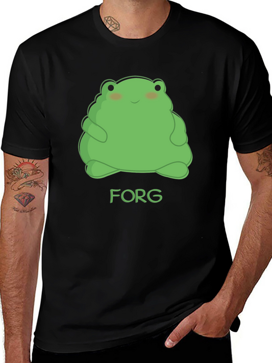 Forg Frog T-Shirt - Funny Cute Green Frog Tee