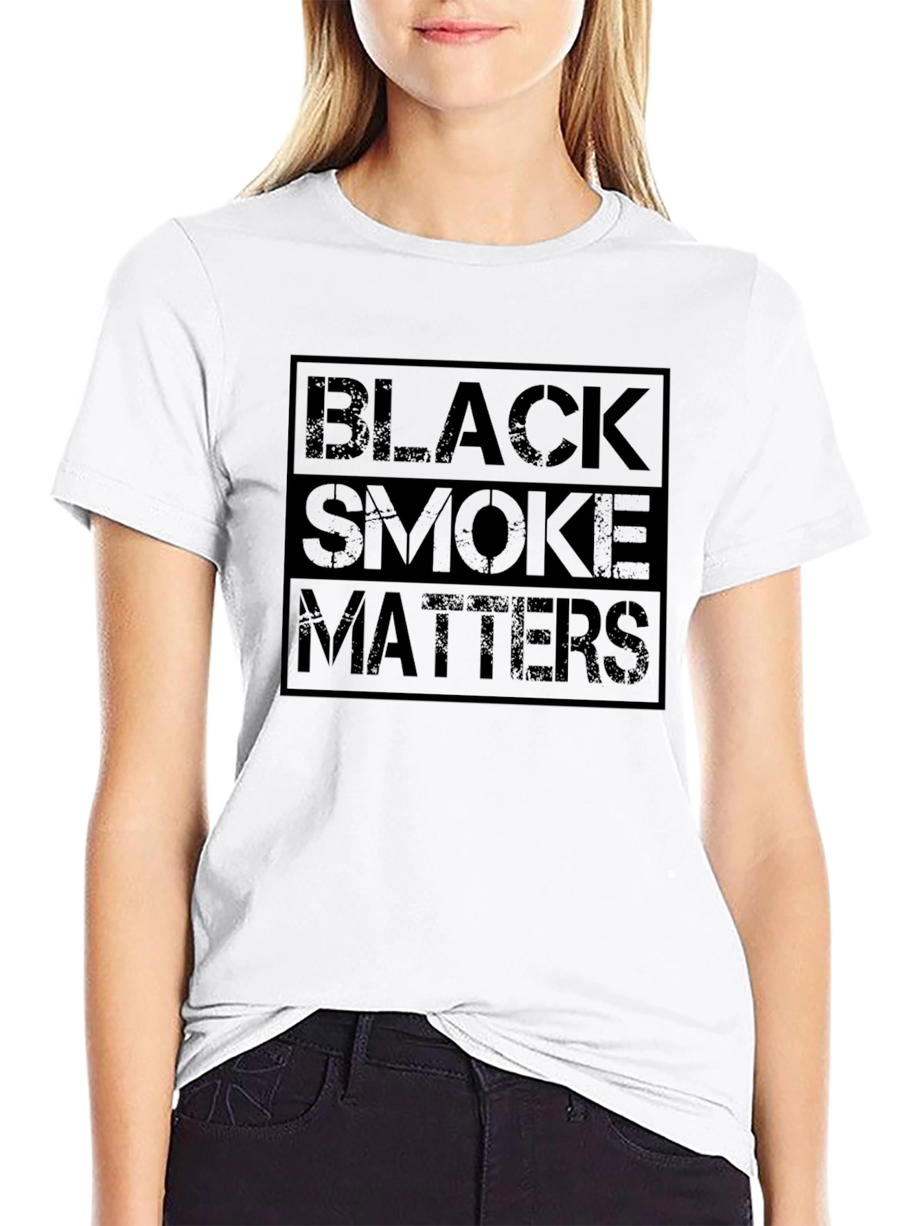 Black Smoke Matters Graphic Tee - Black
