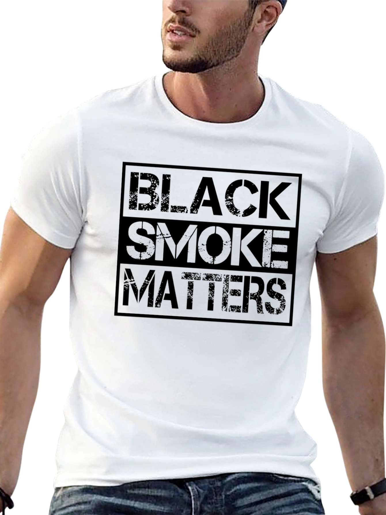 Black Smoke Matters Graphic Tee - Black