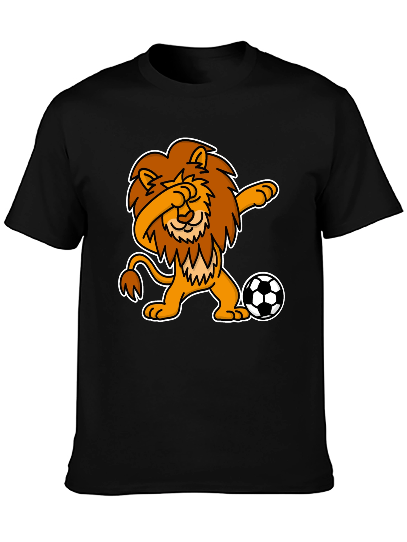 Dabbing Lion Soccer T-Shirt