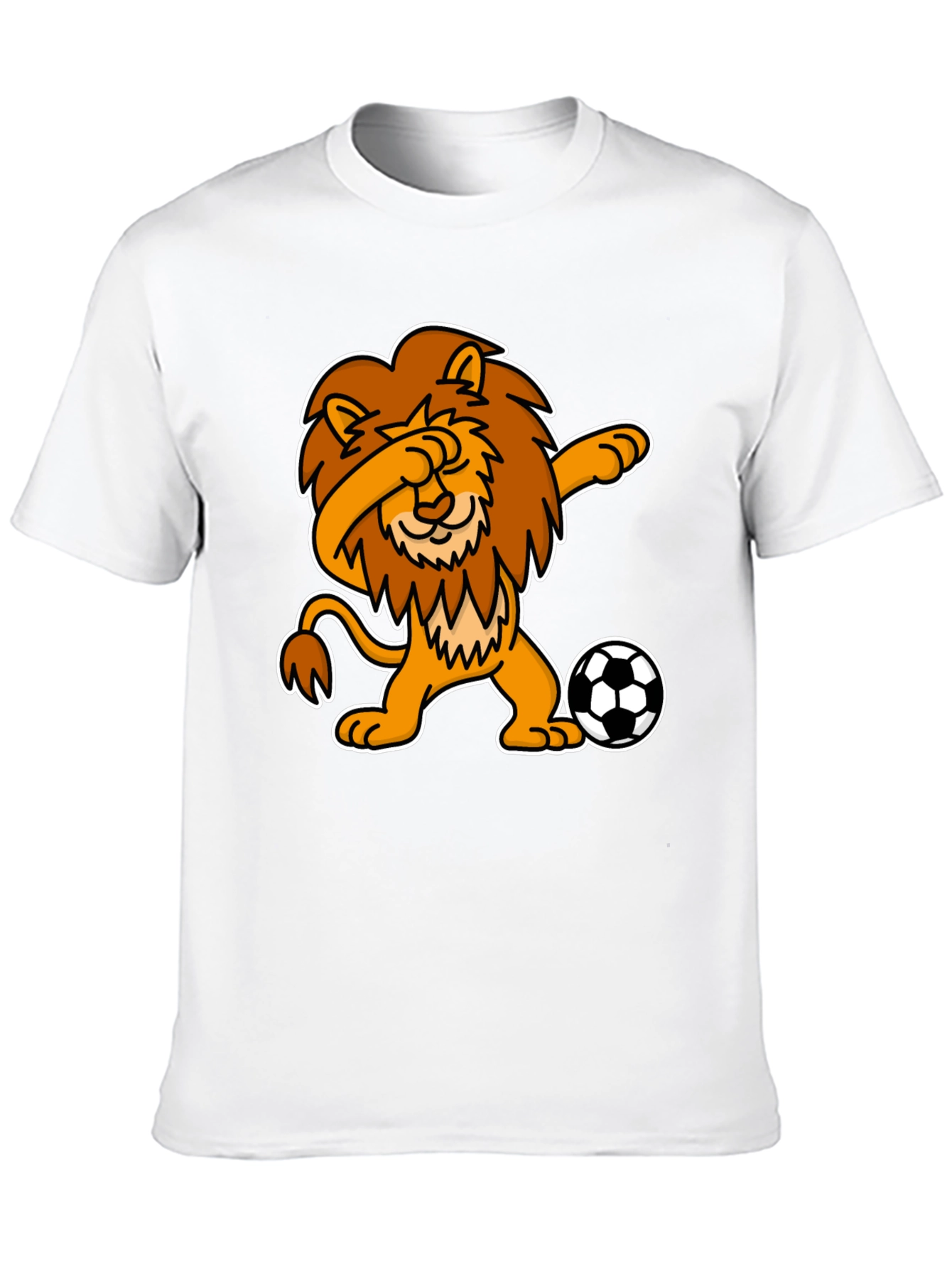 Dabbing Lion Soccer T-Shirt