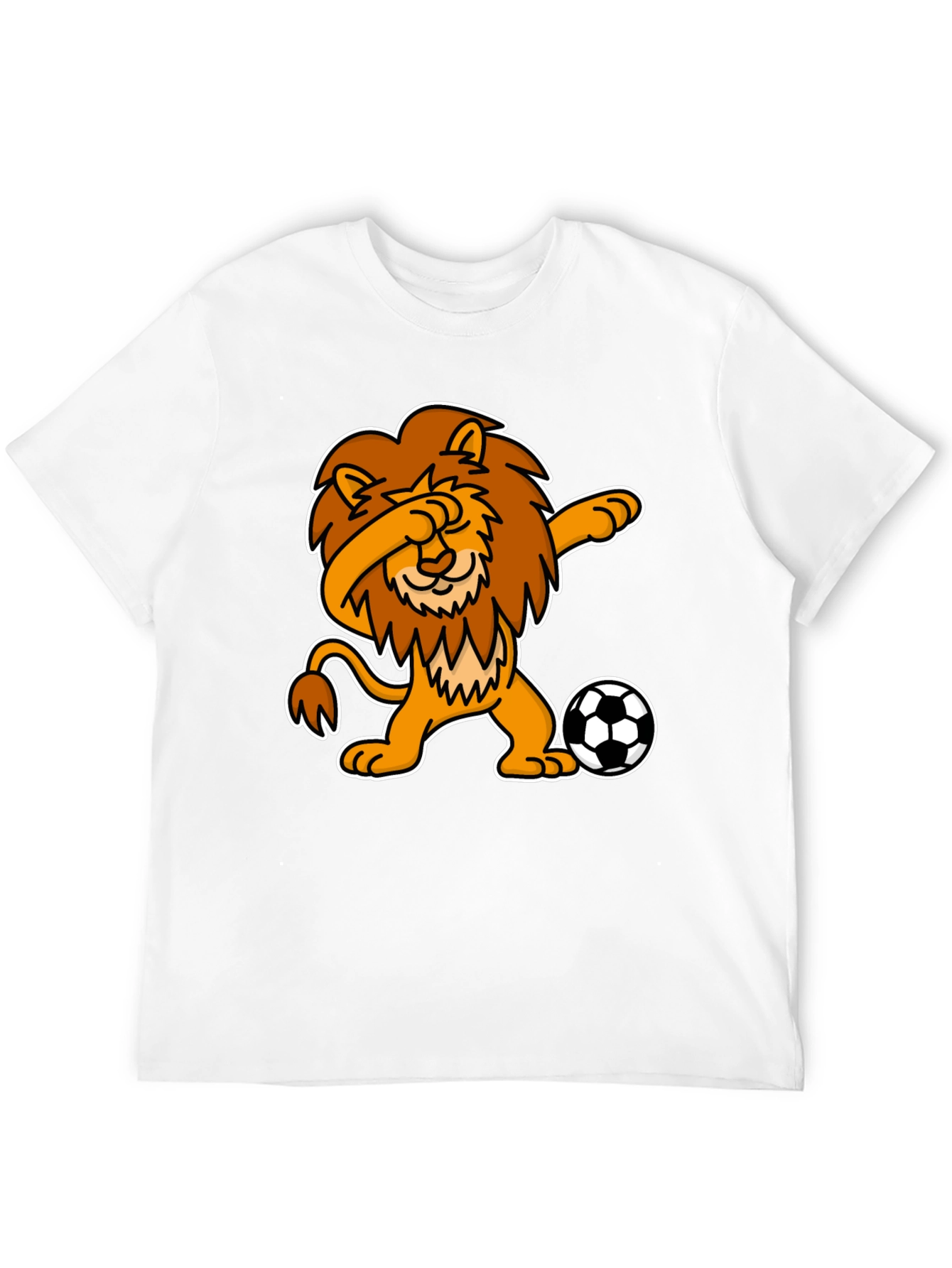 Dabbing Lion Soccer T-Shirt
