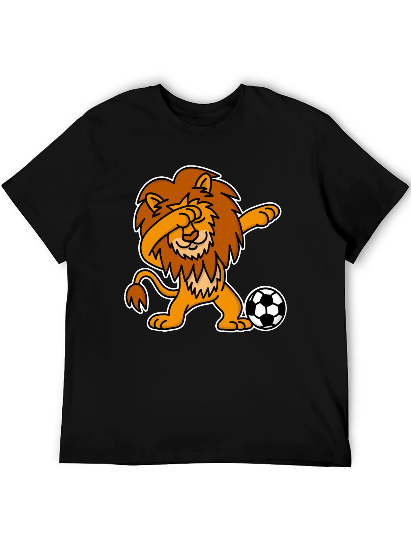 Dabbing Lion Soccer T-Shirt
