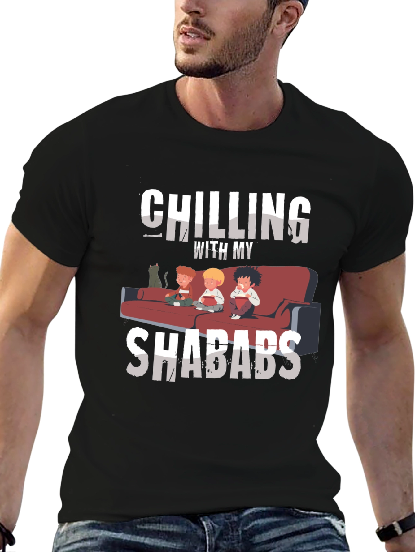 Chilling with My Shabads Graphic T-Shirt