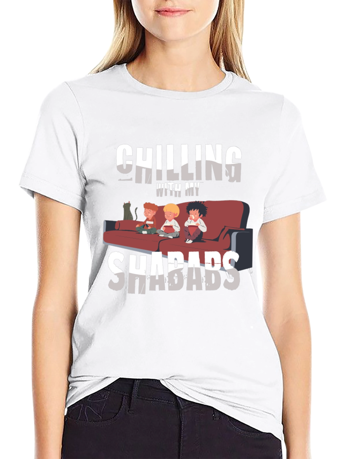 Chilling with My Shabads Graphic T-Shirt