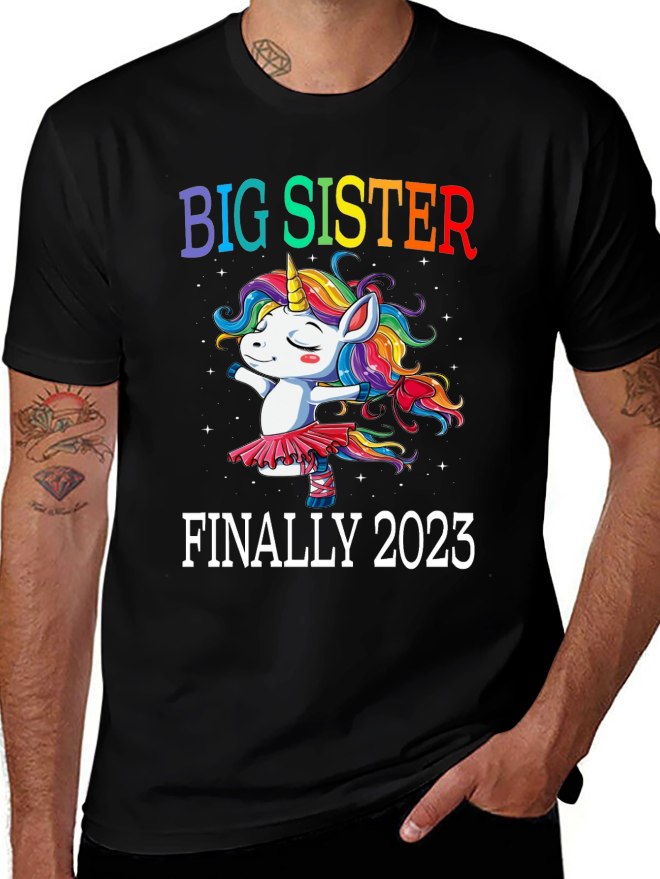 Big Sister Unicorn 2023 T-Shirt