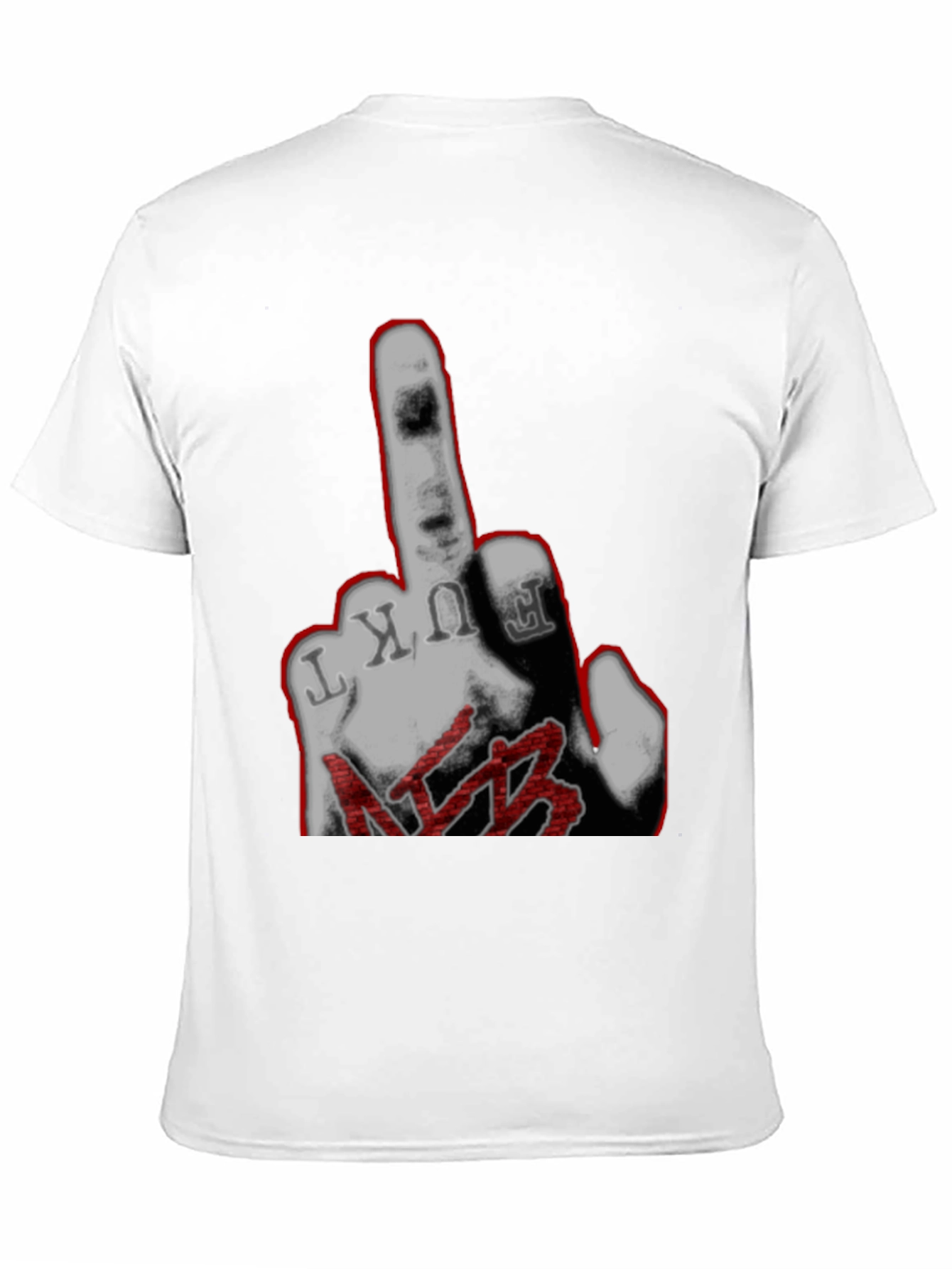 F*ck NFB Graphic Print Black T-Shirt