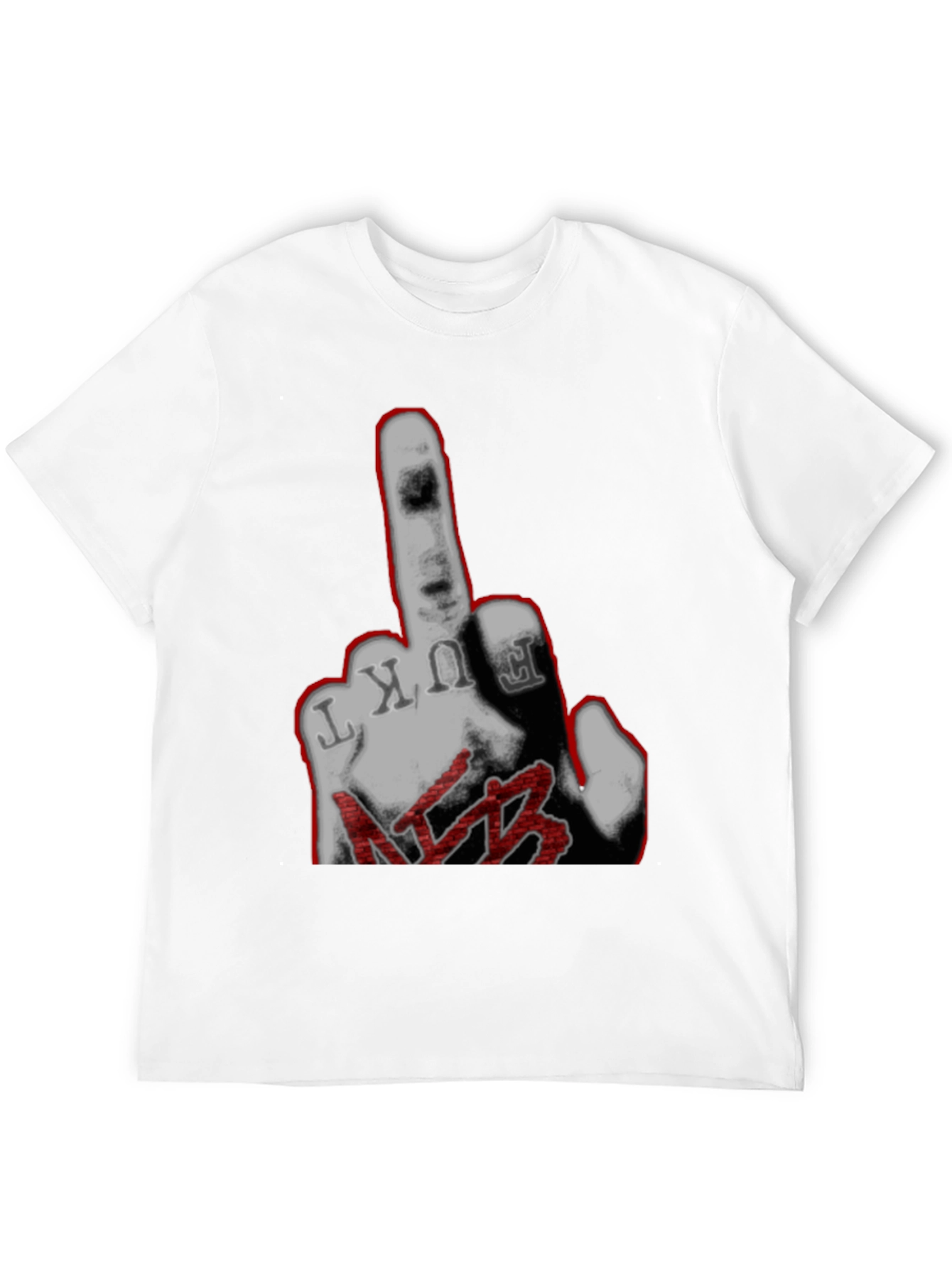 F*ck NFB Graphic Print Black T-Shirt