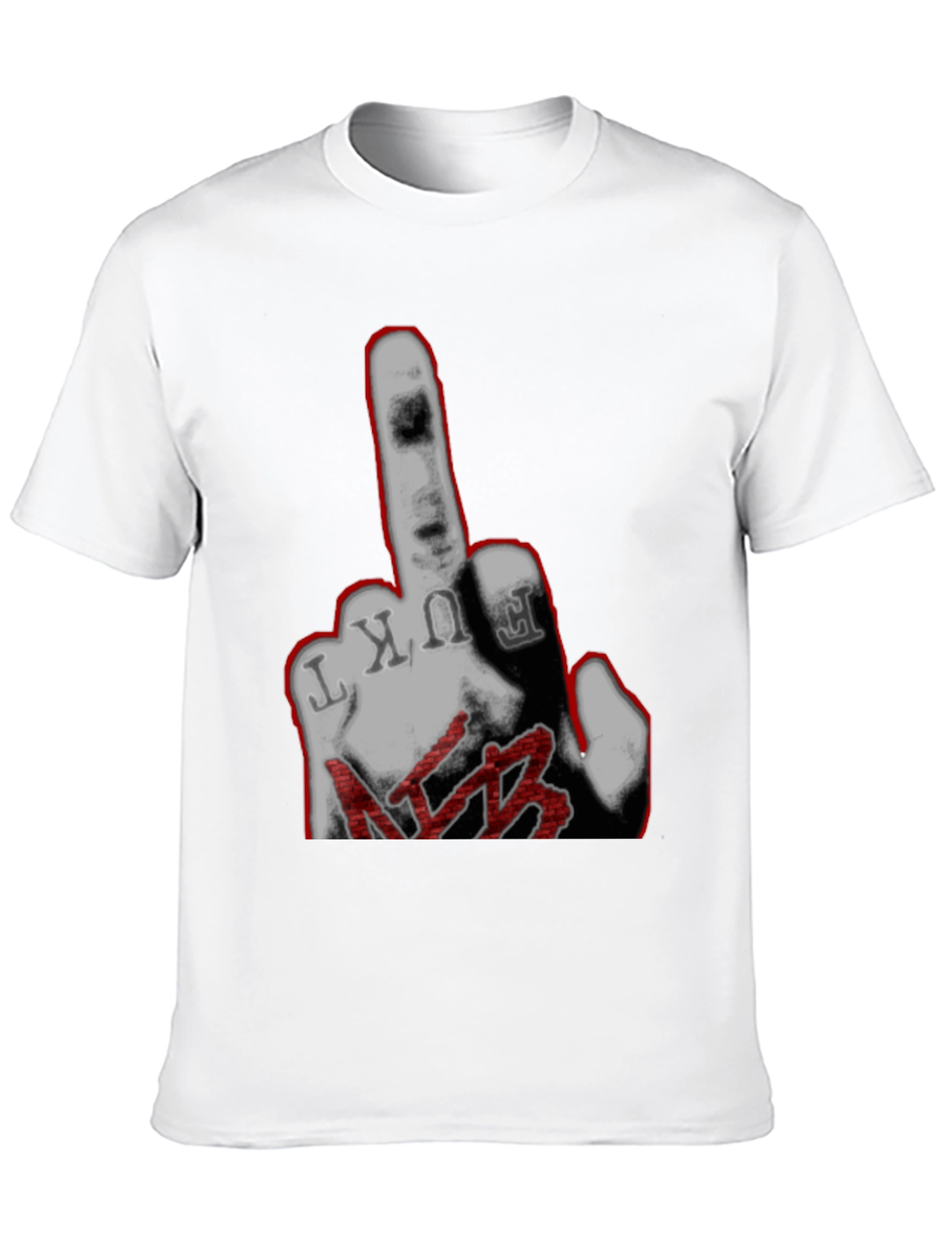 F*ck NFB Graphic Print Black T-Shirt