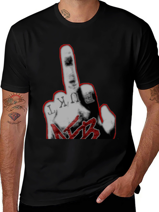 F*ck NFB Graphic Print Black T-Shirt