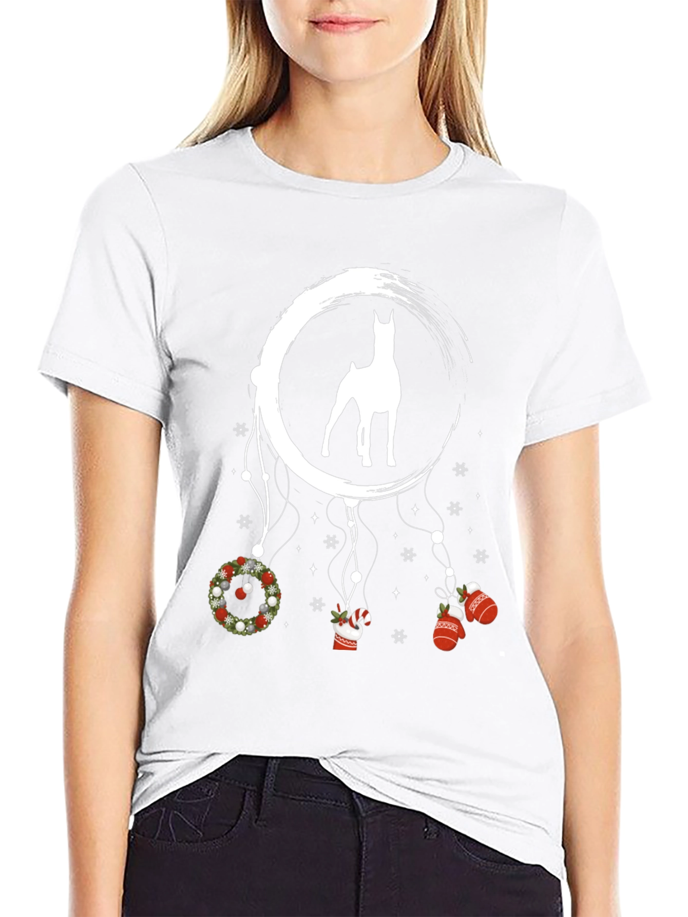 Doberman Christmas Dreamcatcher T-Shirt