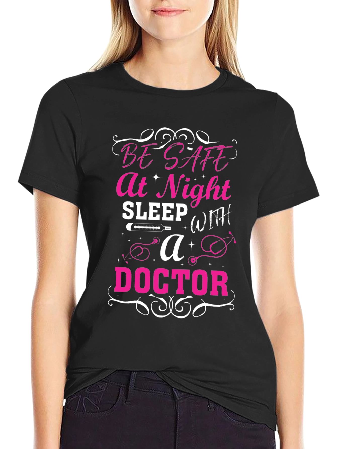 Be Safe at Night Doctor T-Shirt