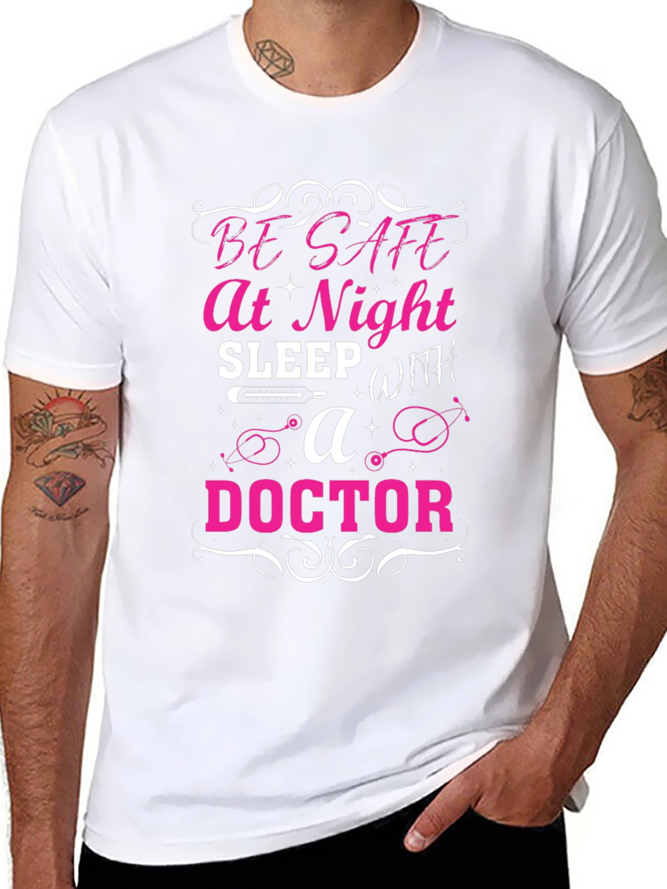 Be Safe at Night Doctor T-Shirt