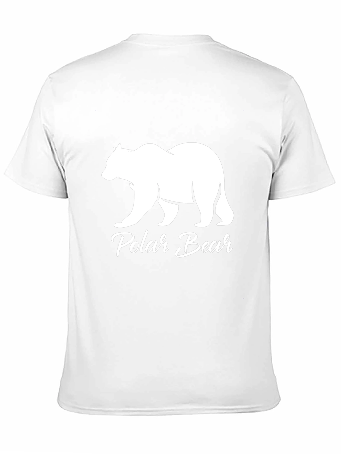 Polar Bear Graphic Tee - Stylish Black Cotton T-Shirt