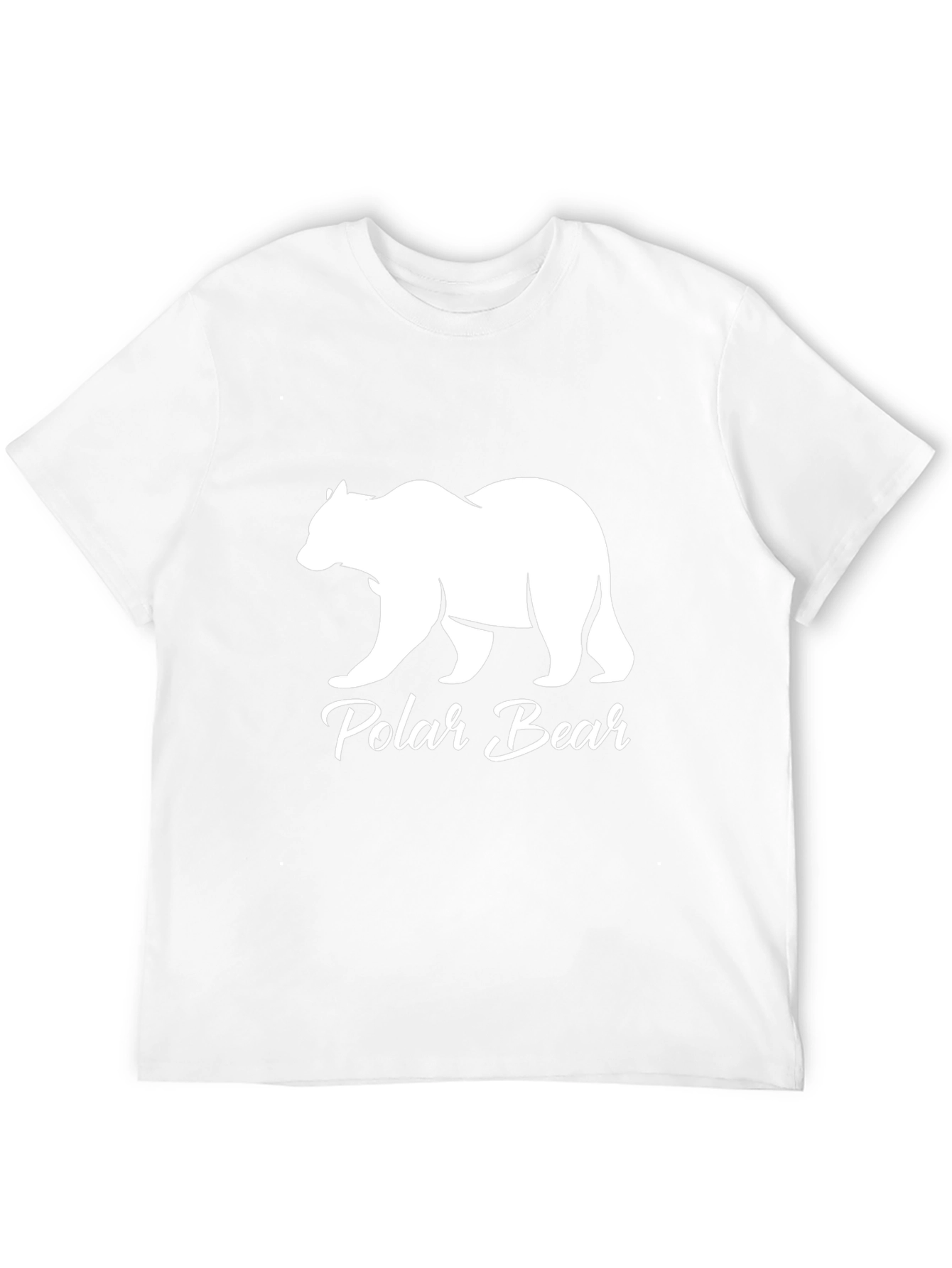 Polar Bear Graphic Tee - Stylish Black Cotton T-Shirt