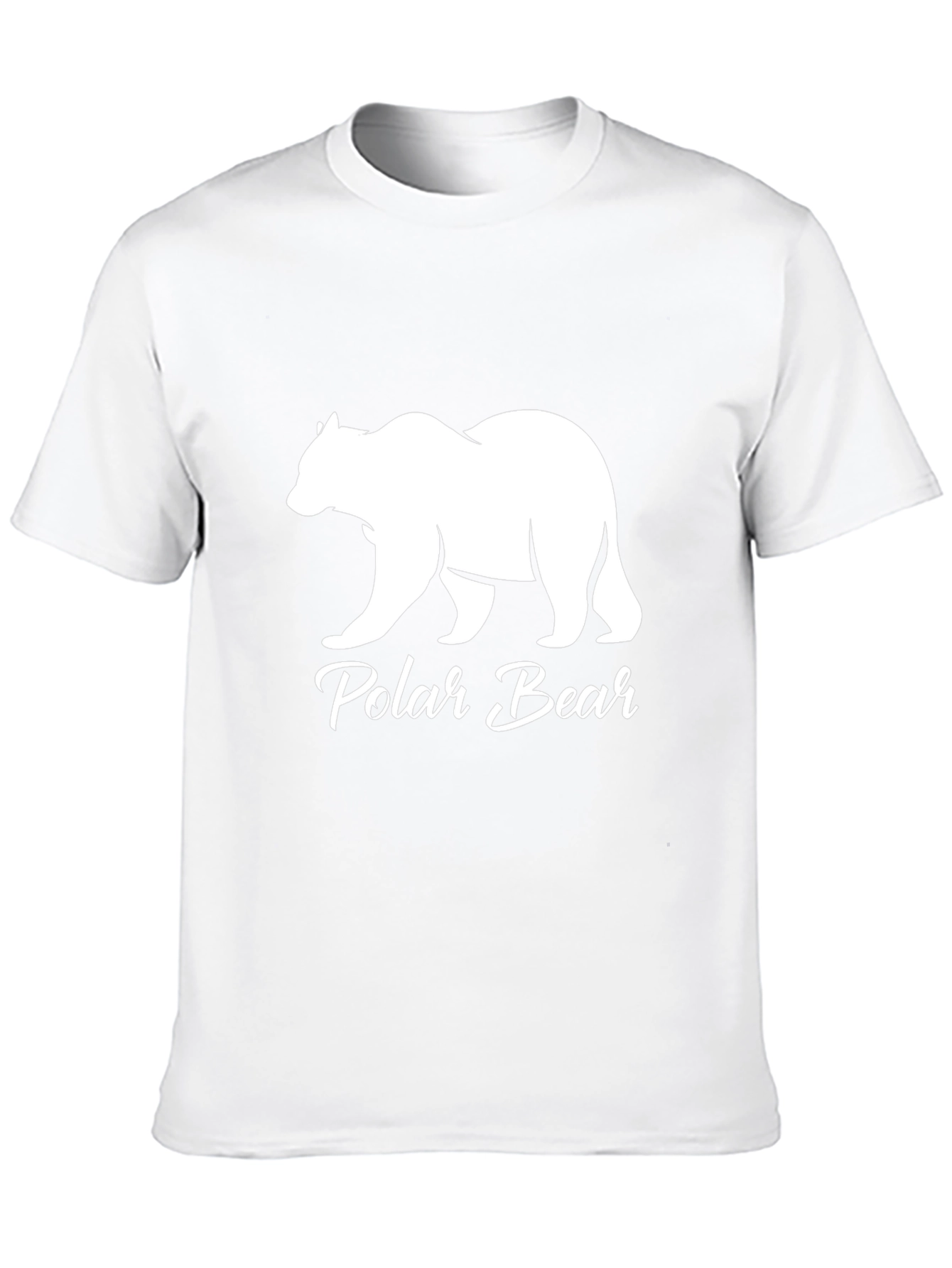Polar Bear Graphic Tee - Stylish Black Cotton T-Shirt