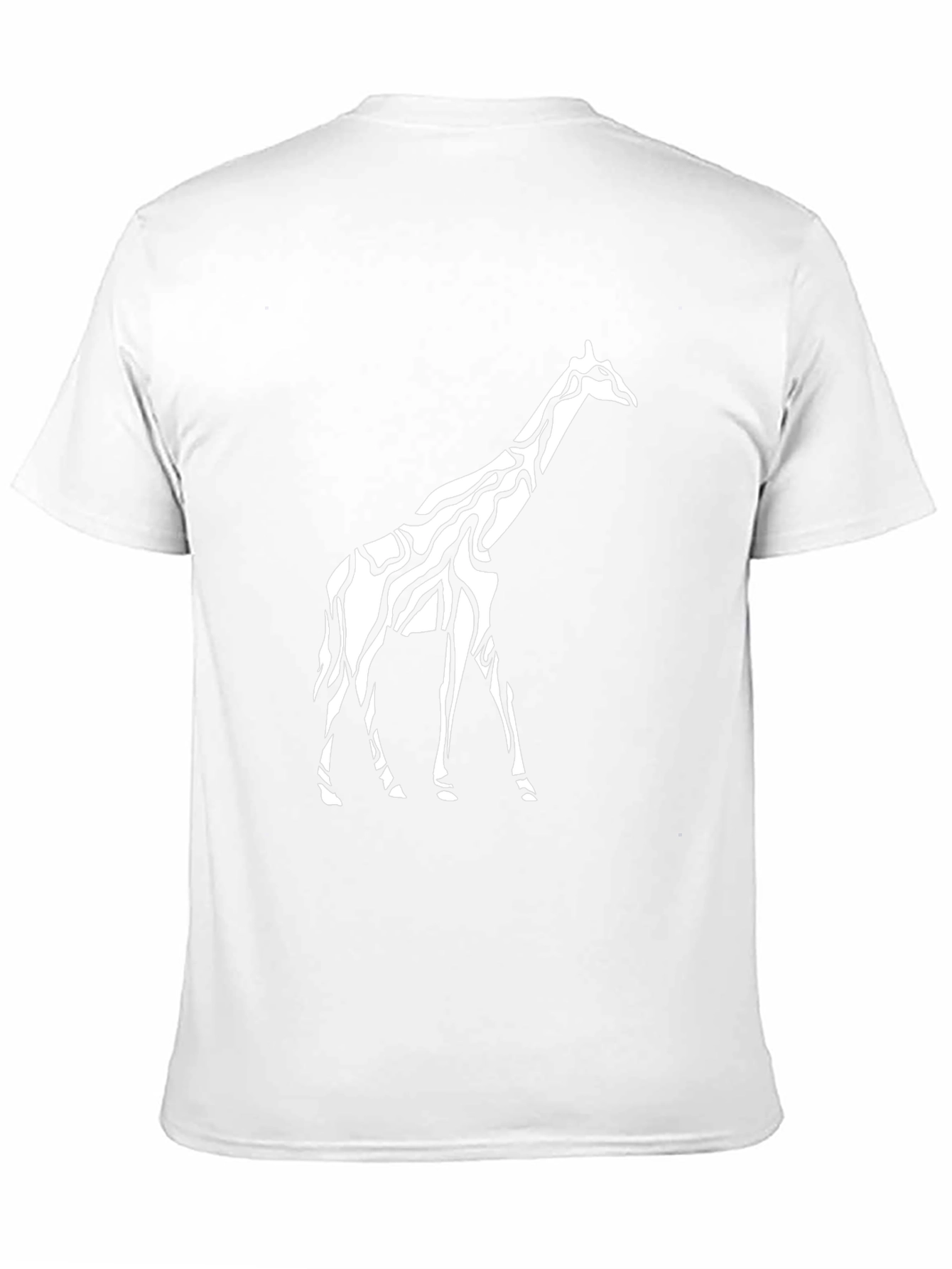 Giraffe Print Crew Neck T-Shirt