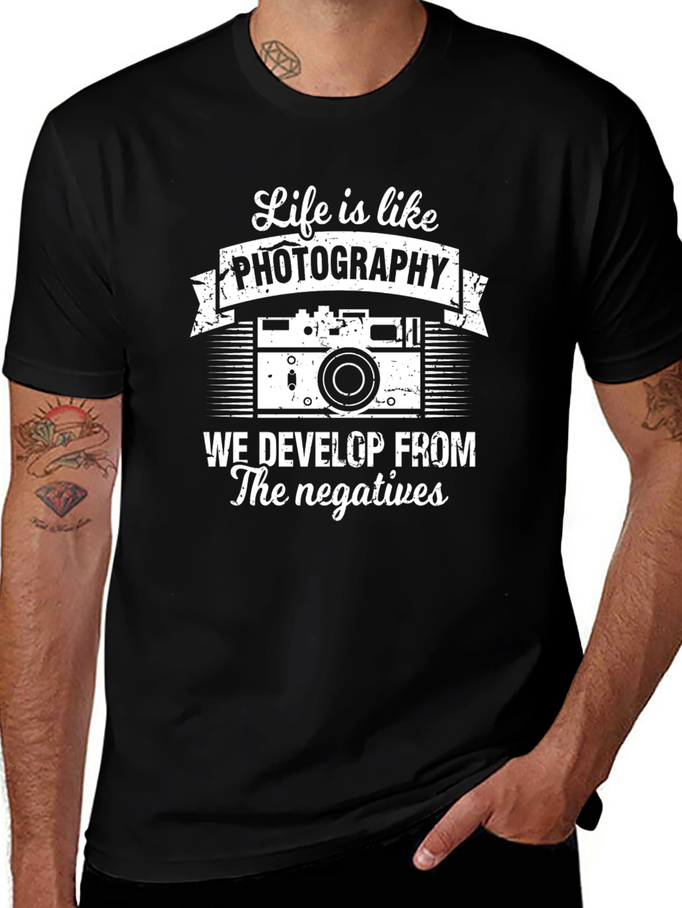 Photography Life T-Shirt: Develop From Negatives