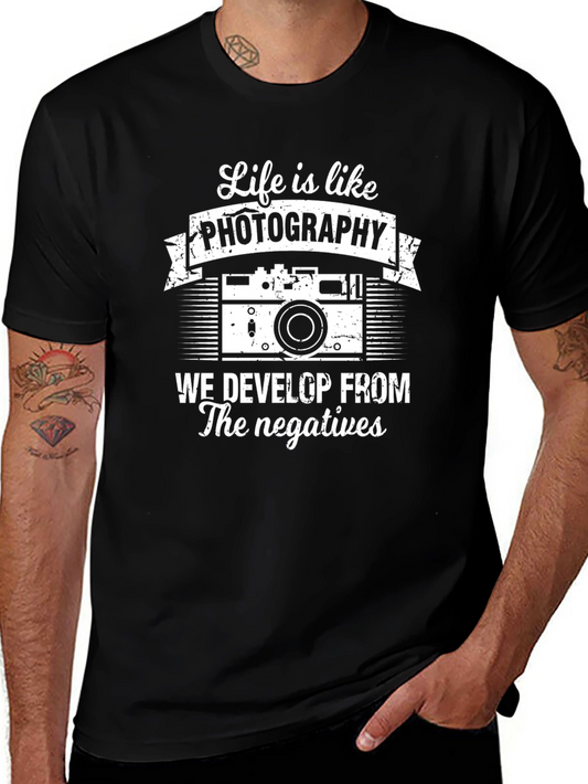 Photography Life T-Shirt: Develop From Negatives