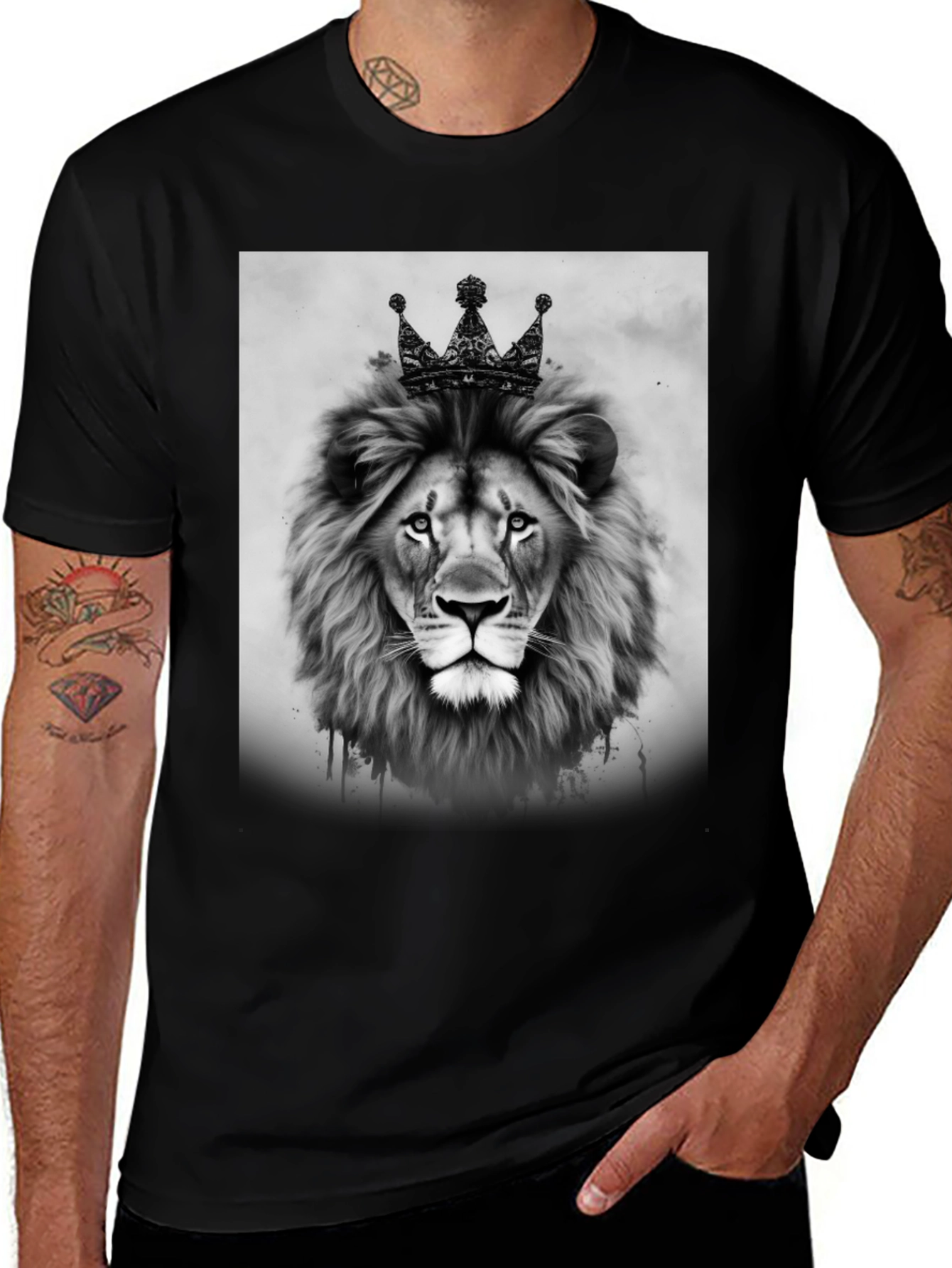 Lion King Graphic Tee - Black Unisex T-Shirt