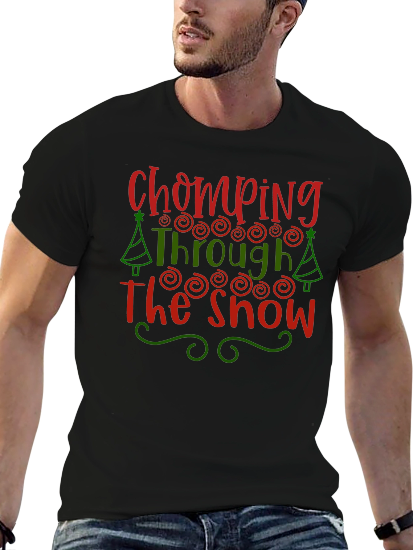 Chomping Through The Snow Christmas T-Shirt