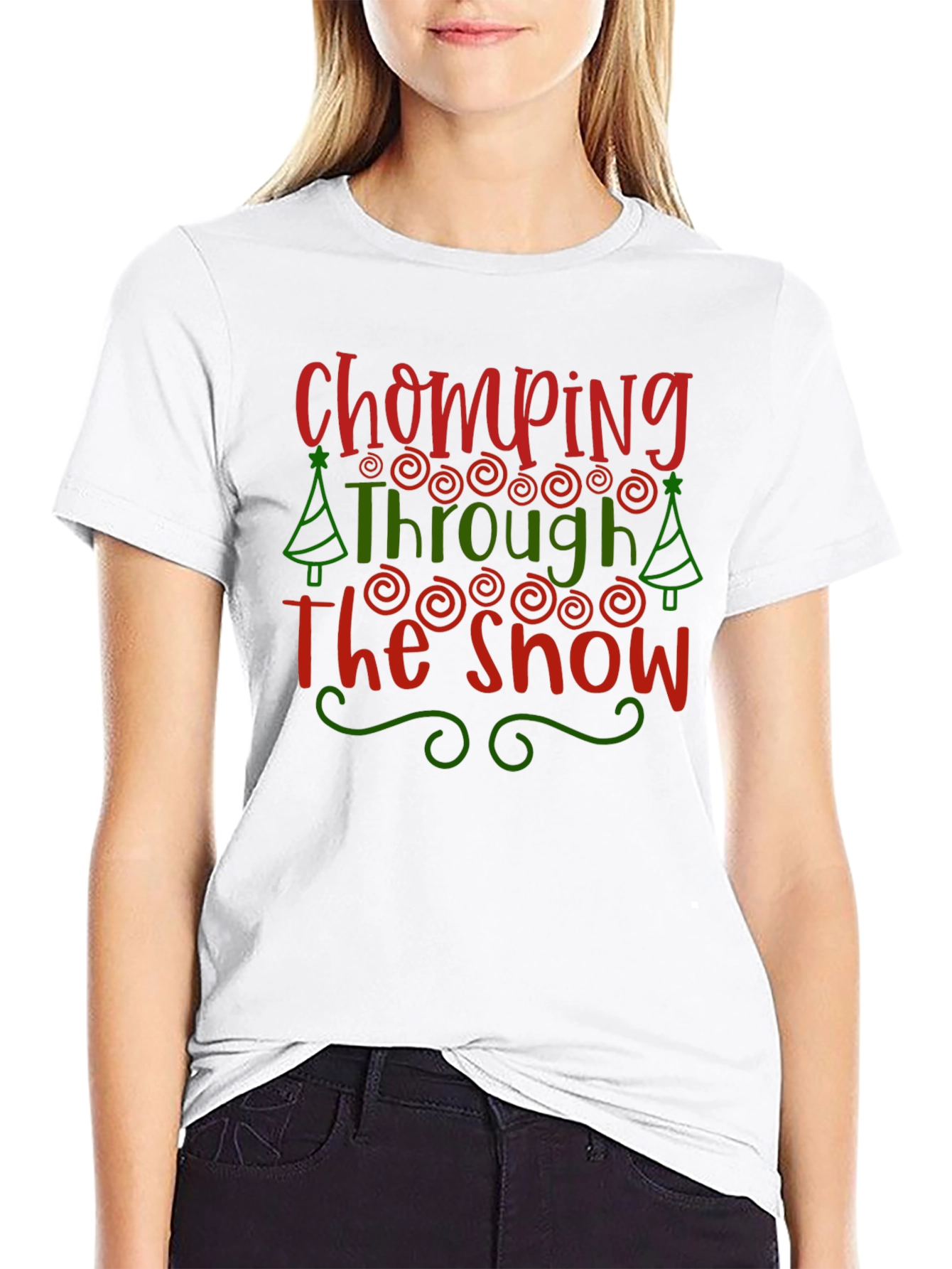 Chomping Through The Snow Christmas T-Shirt