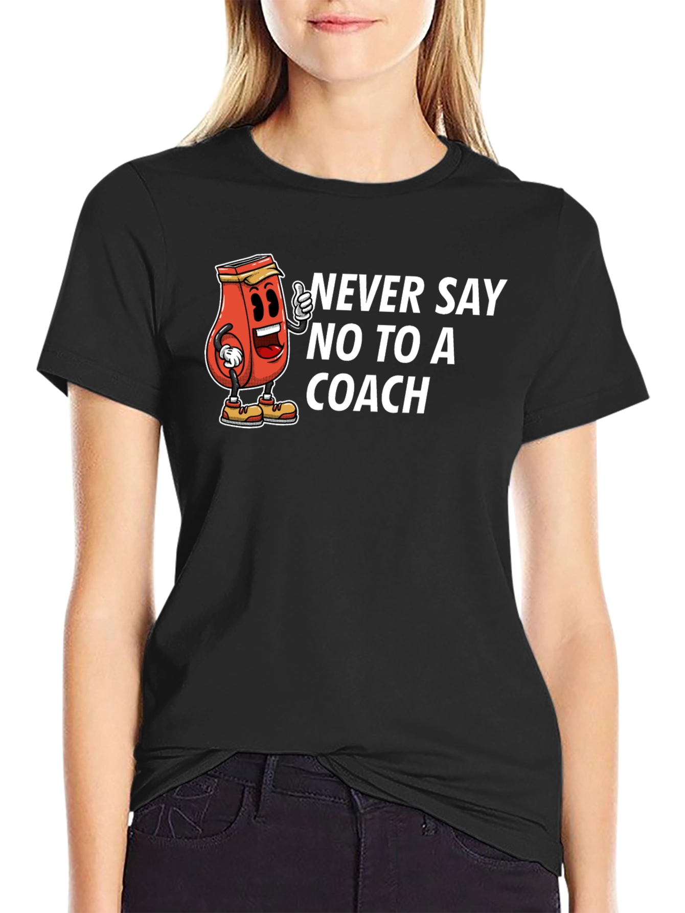 Never Say No to a Coach Graphic T-Shirt