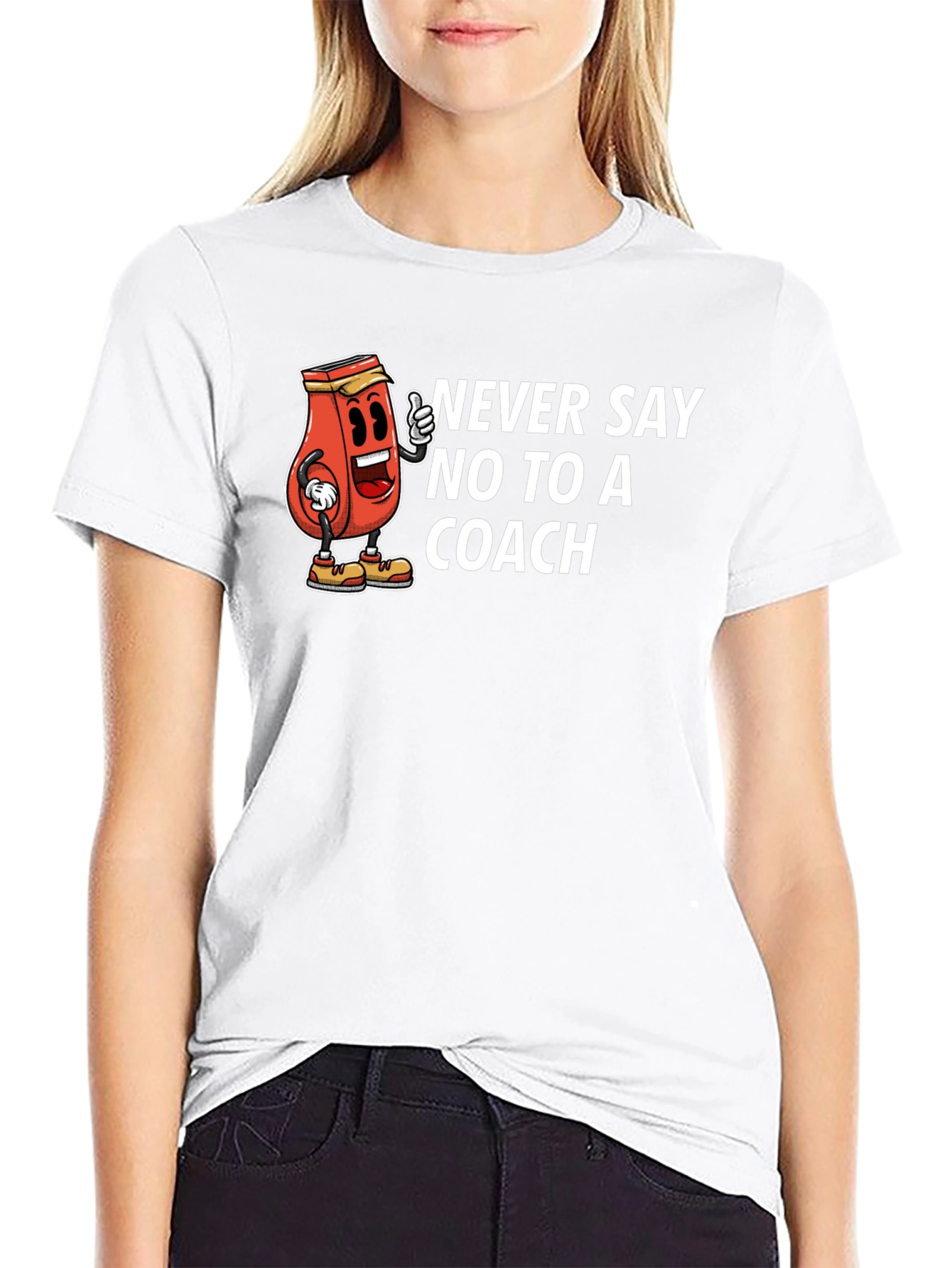 Never Say No to a Coach Graphic T-Shirt