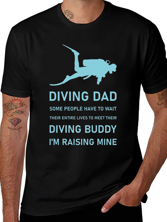 Diving Dad T-Shirt - Scuba Diver Buddy Tee