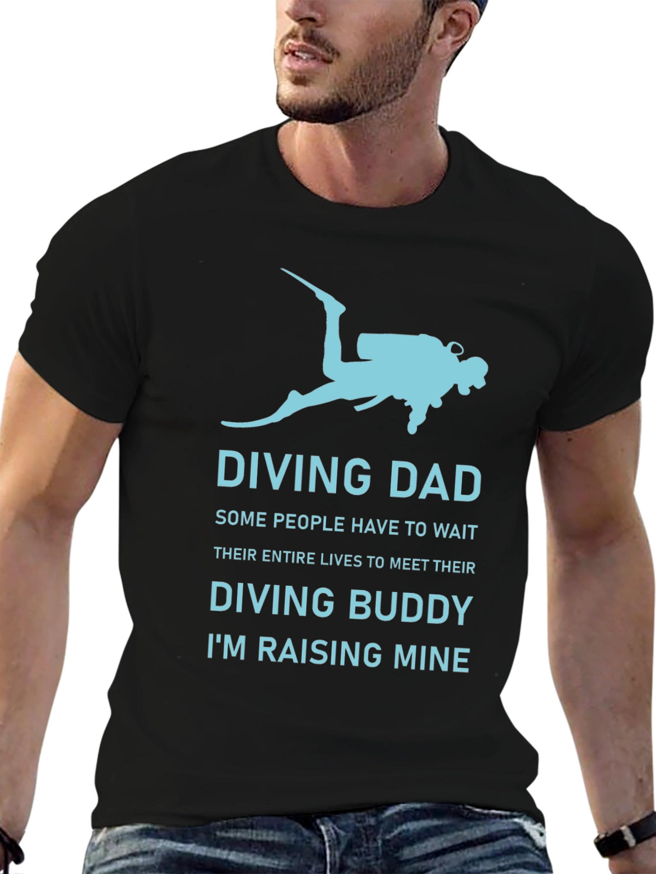 Diving Dad T-Shirt - Scuba Diver Buddy Tee