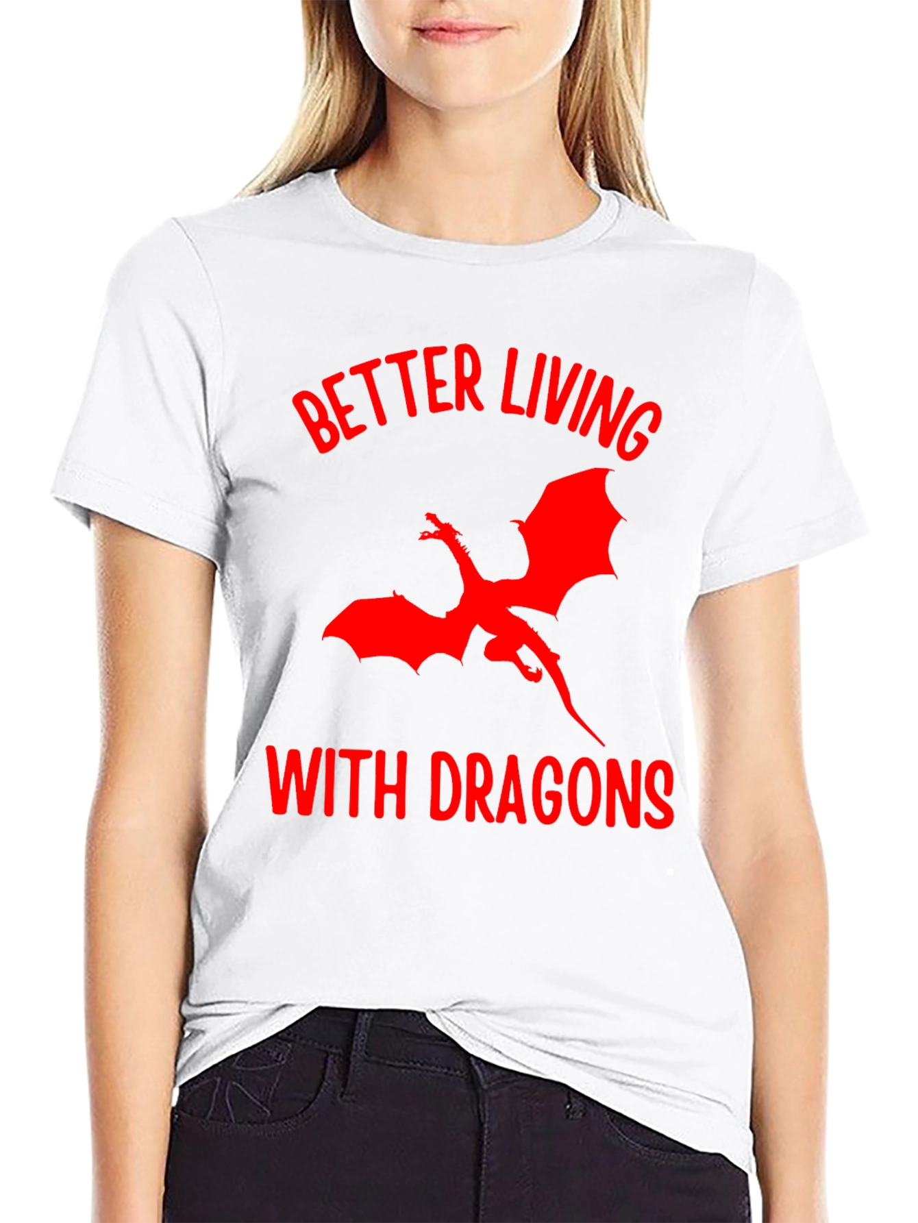 Better Living With Dragons Graphic Tee