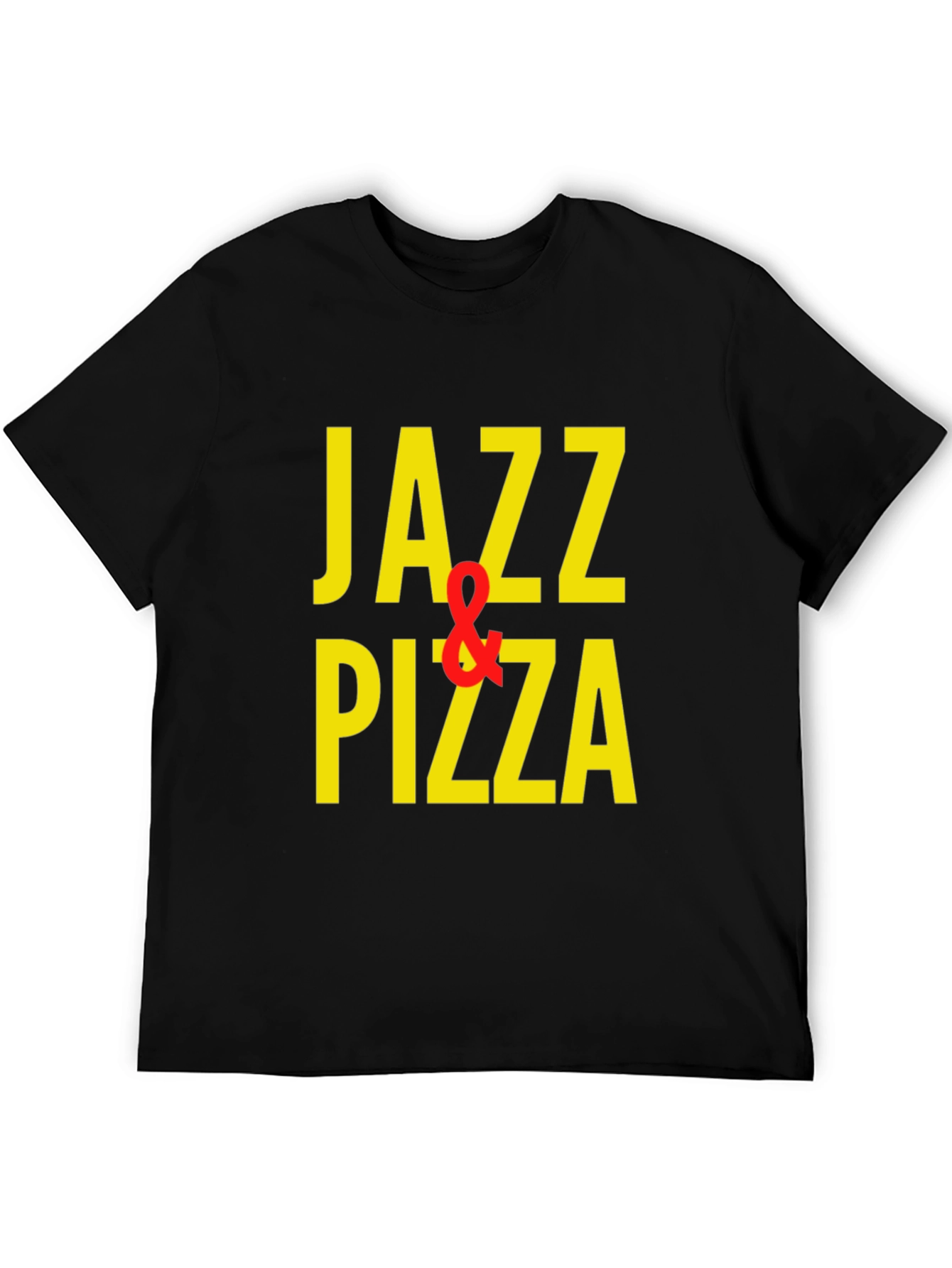 Jazz & Pizza Graphic T-Shirt