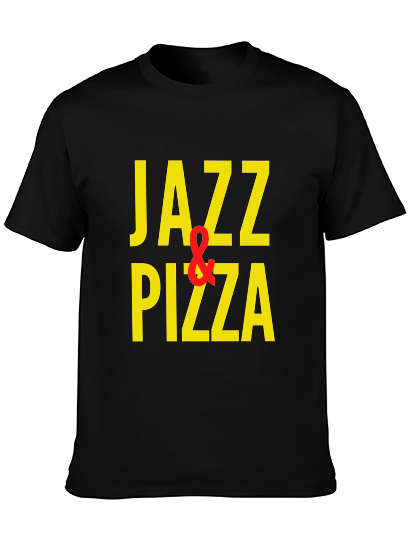Jazz & Pizza Graphic T-Shirt