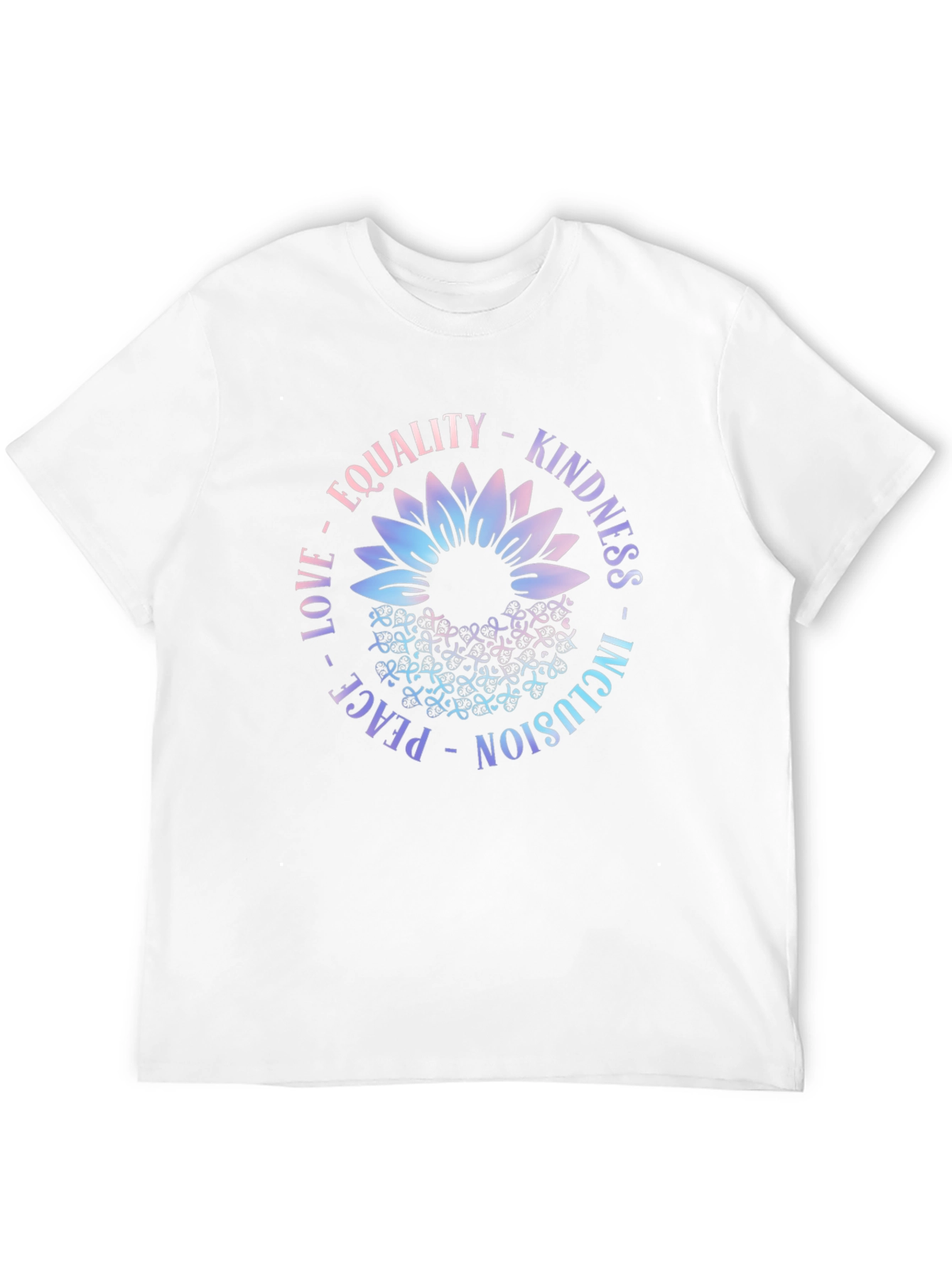 Inclusion Flower Graphic Tee - Equality Kindness Love